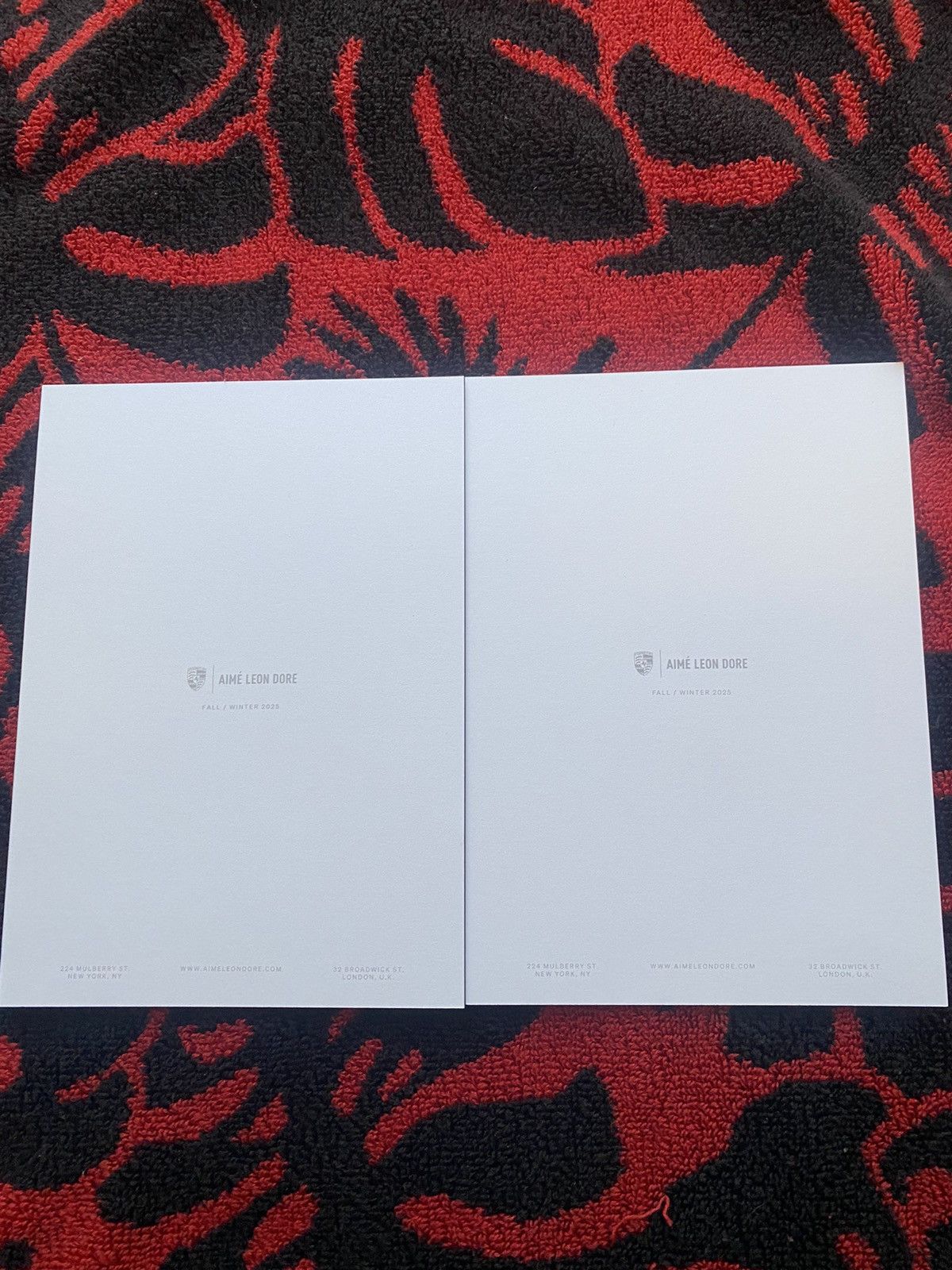 Aime Leon Dore × Porsche Design Aime Leon Dore Porsche Postcard Size ONE SIZE - 4 Thumbnail