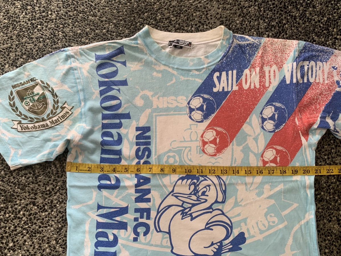Japanese Brand × Vintage Vintage 90s Nissan FC Yokohama Marinos J League T shirt Size US M / EU 48-50 / 2 - 8 Thumbnail