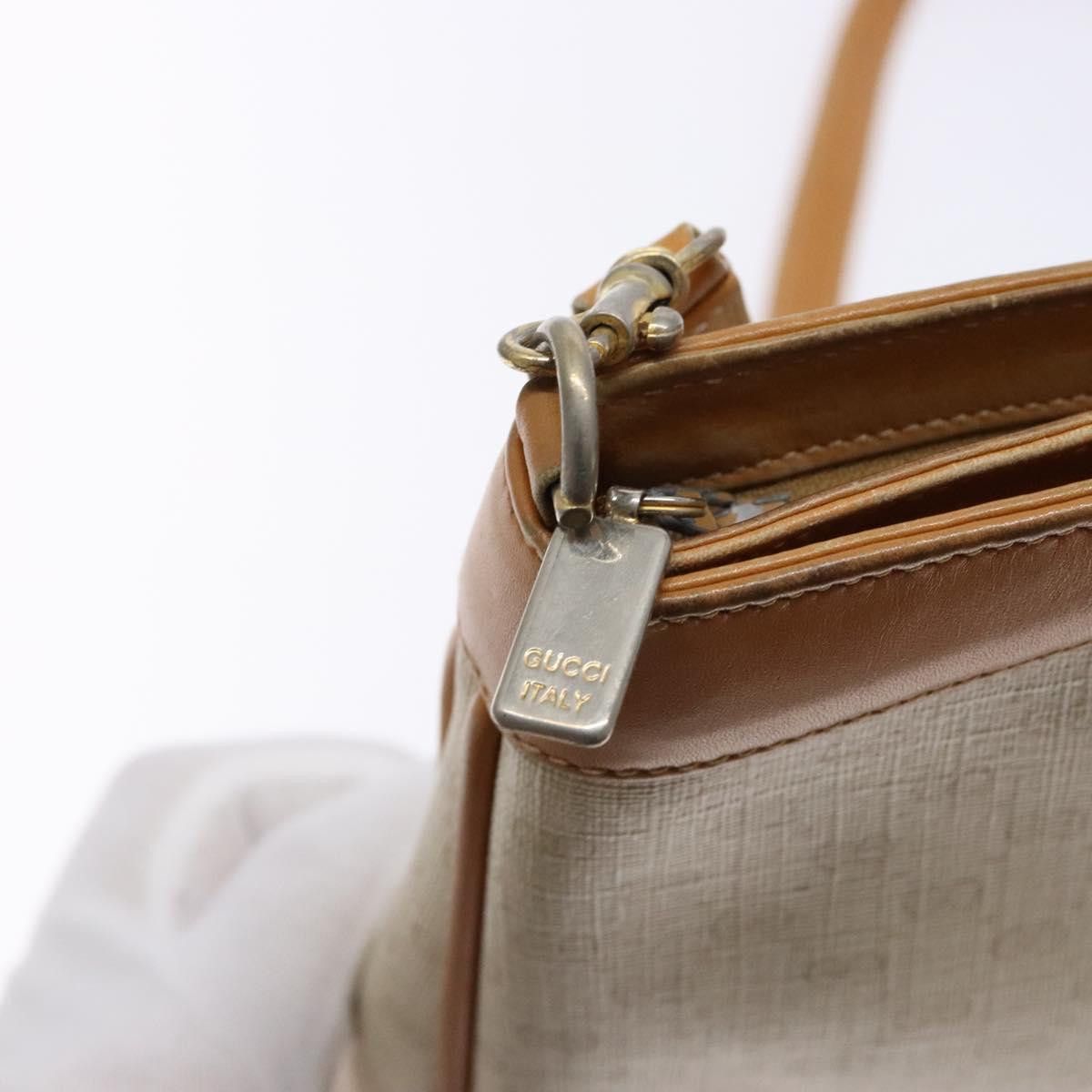 Gucci GUCCI Micro GG Supreme Shoulder Bag Pvc White Gold Size ONE SIZE - 15 Thumbnail