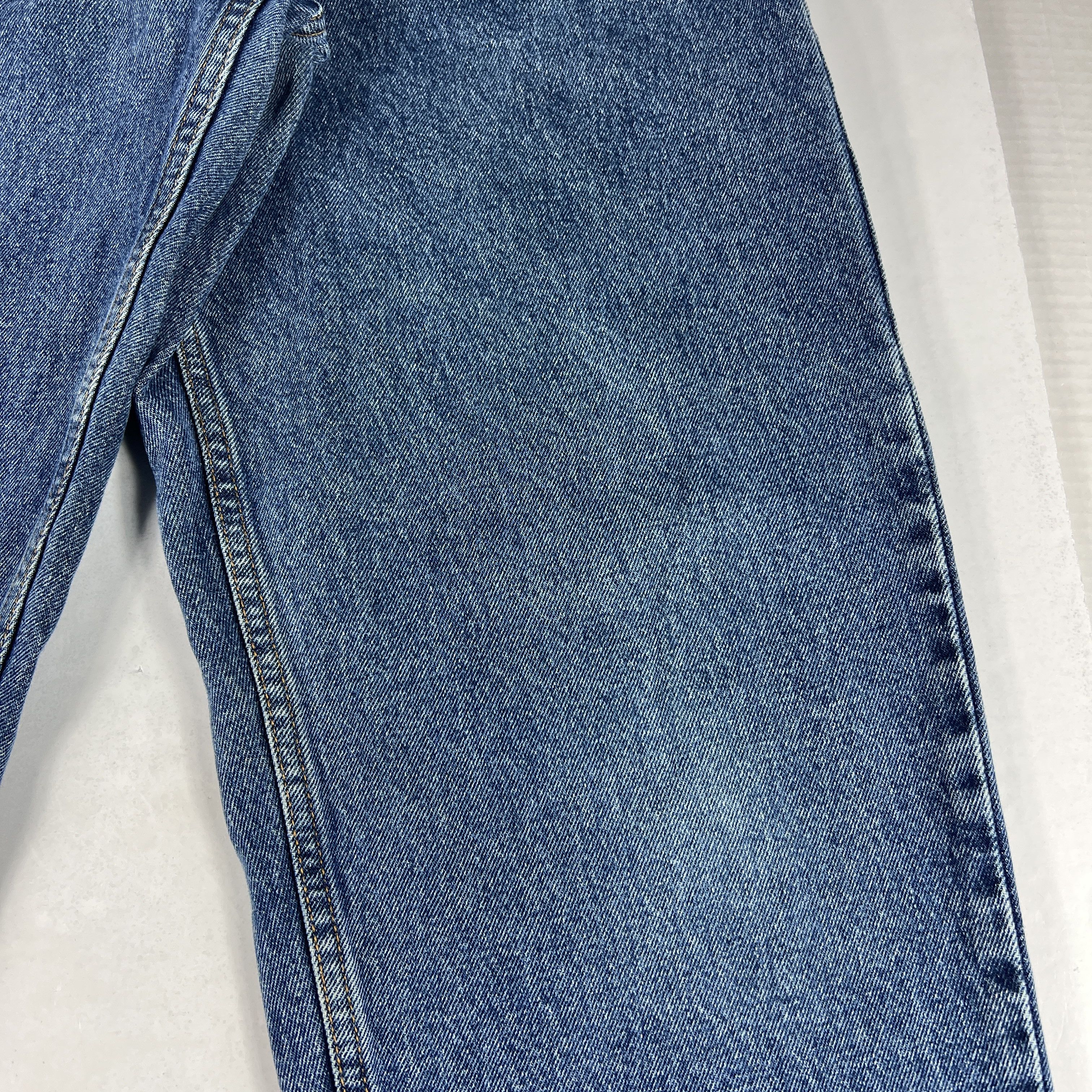Levi's × Vintage VTG 90s Levi's Jean 560 Loose Taper Blue Denim Orange Tab Size US 33 - 4 Thumbnail