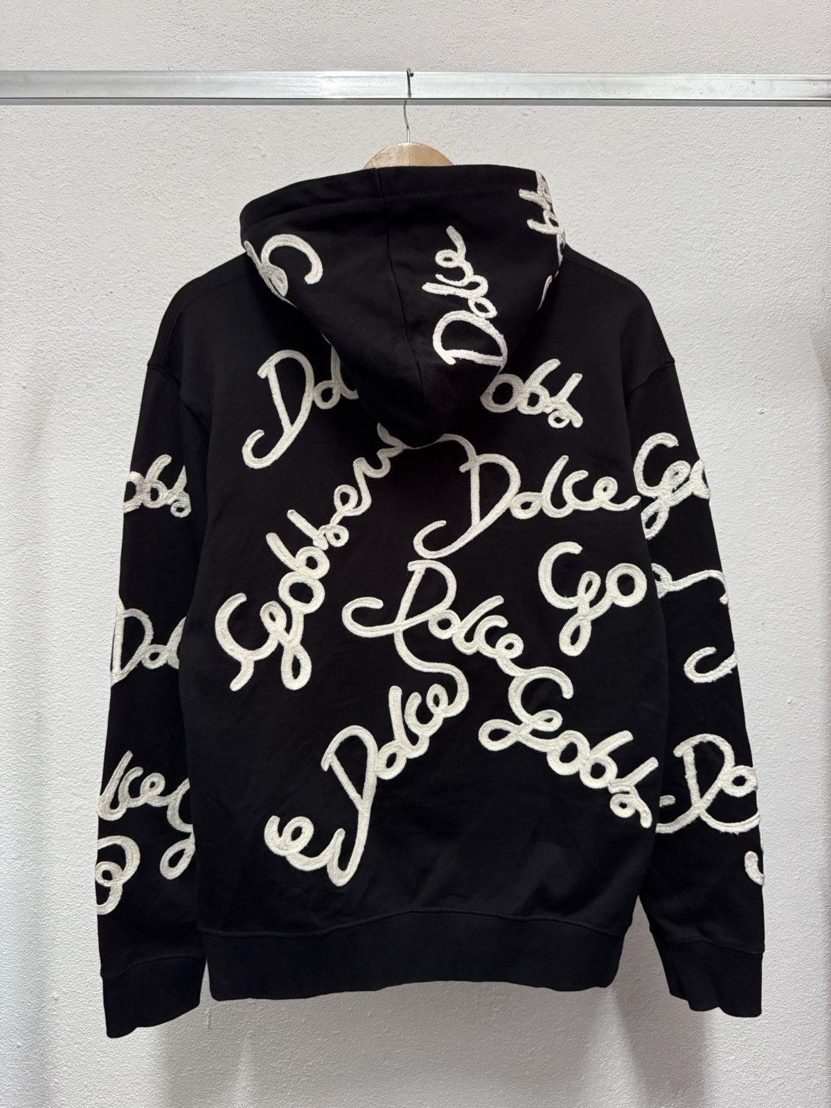 Dolce & Gabbana Dolco & Gabbana All Over Logo Hoodie Size US S / EU 44-46 / 1 - 6 Thumbnail