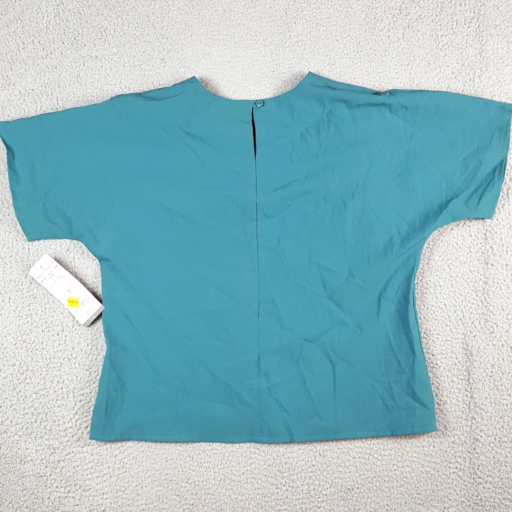 Altea VINTAGE Regal T-Shirt Womens Petite M Teal Short Sleeve Crew Neck Lightweight Breathable Top Hiking 90s Retro Y2K Style Womens Shirt Size M / US 6-8 / IT 42-44 - 3 Thumbnail