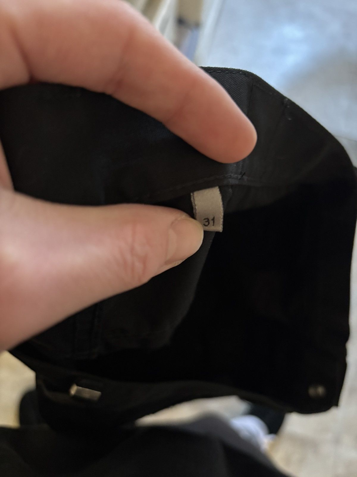 Dior Aw04 Victim Of The Crime Black Whiskered Pant Size US 31 - 3 Thumbnail