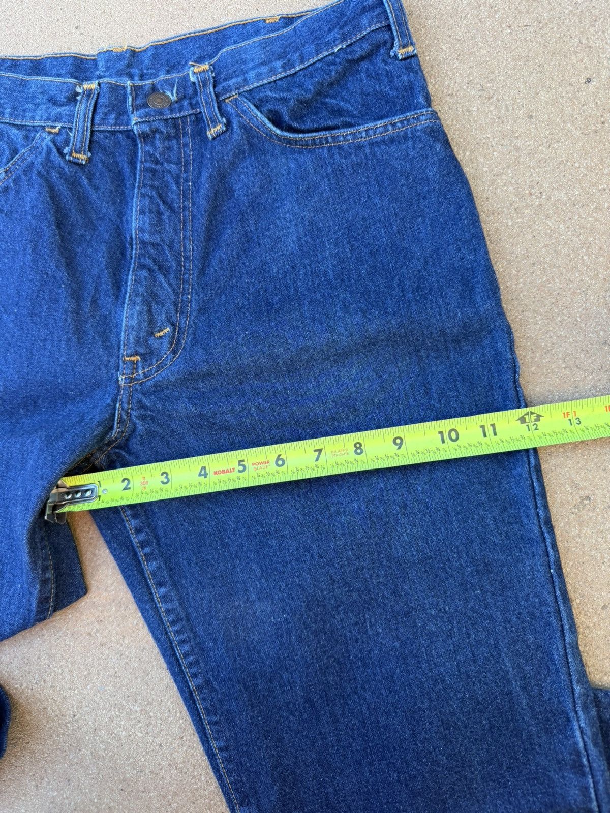 Levi's Vtg 80’s Levi’s 646 Orange Tab Bellbottom Flare Jeans 31x31 Size US 31 - 13 Thumbnail