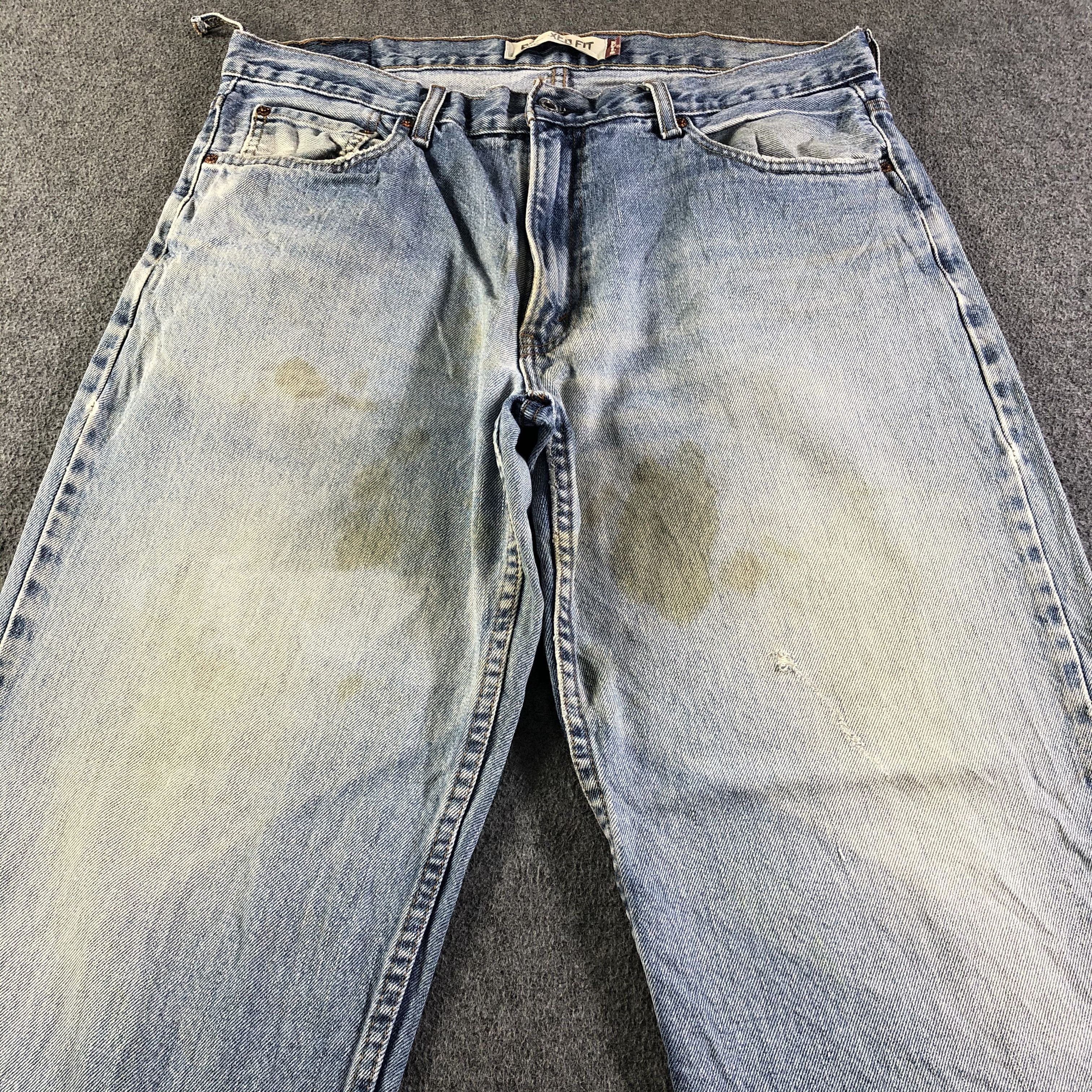 Levi's Vintage Blue Wash Levis 550 Jeans-J4417 Size US 38 / EU 54 - 3 Thumbnail