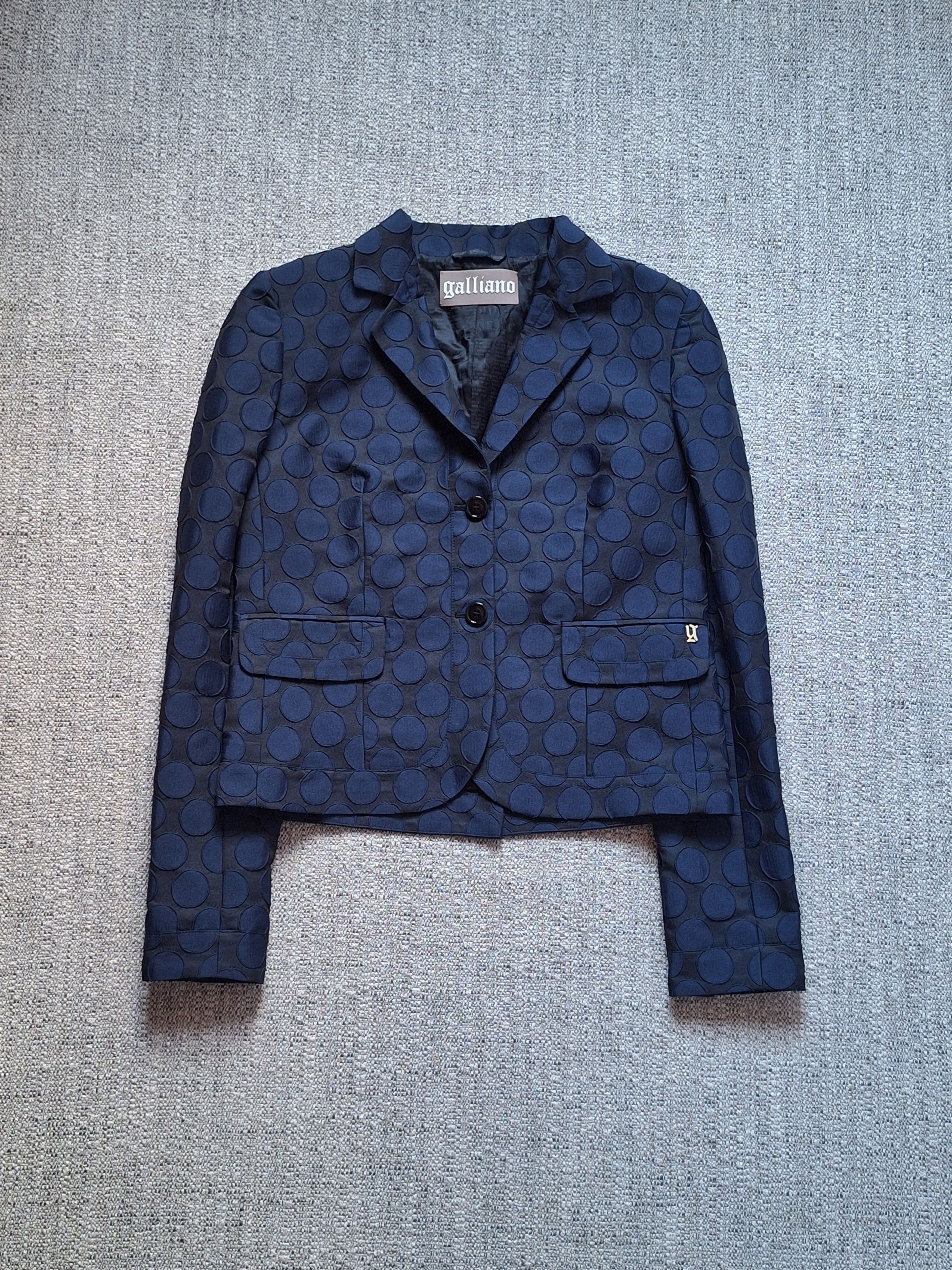 John Galliano Rare Galliano / Set Polka Dots Blazer & Trouser Size S / US 4 / IT 40 - 2 Thumbnail