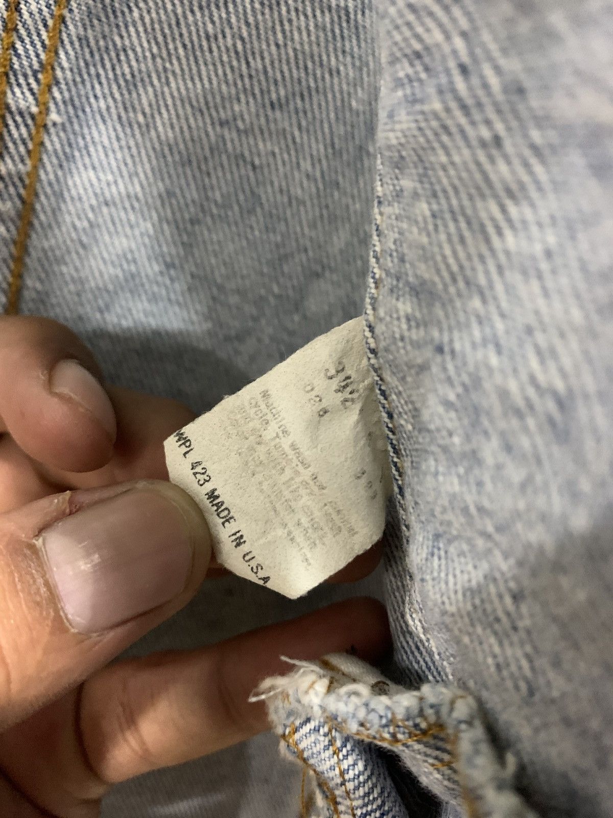 Levi's Levi's denim jacket distressed Size US M / EU 48-50 / 2 - 8 Thumbnail