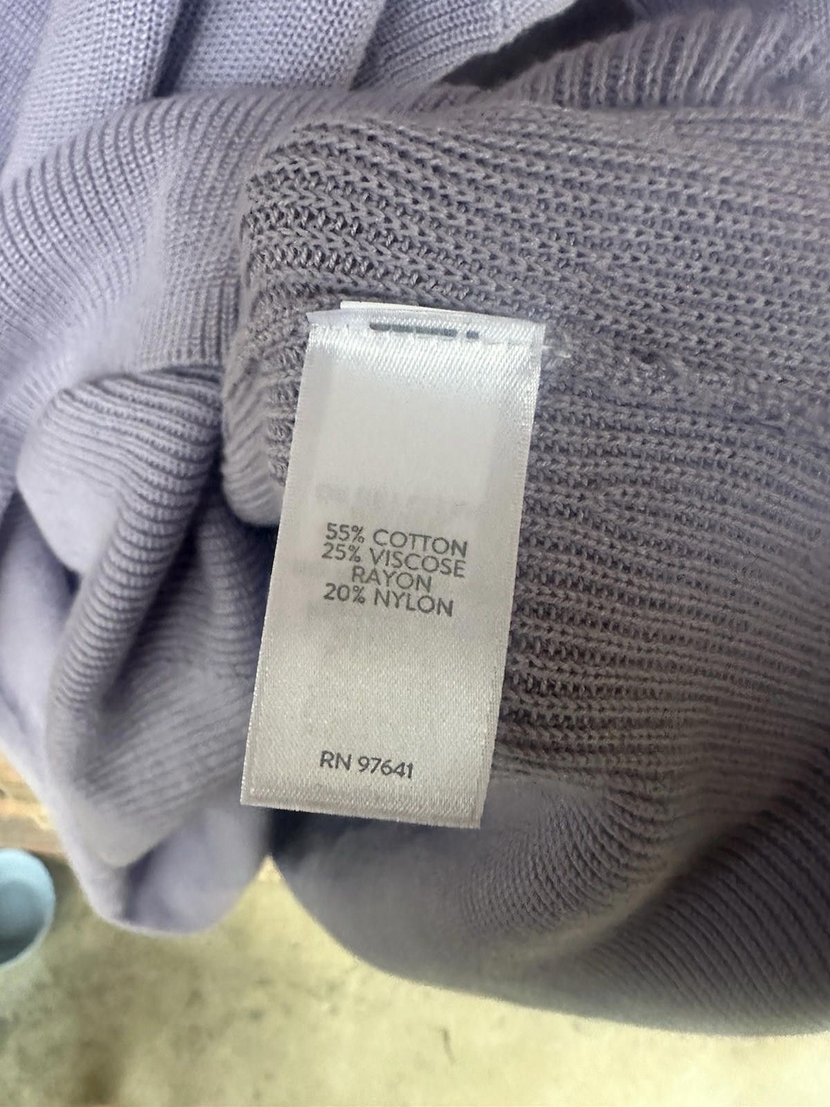 Designer J Jill Women's Plus Size Lavender Sweater - Size 3X Size 3XL / US 20-22 - 6 Thumbnail