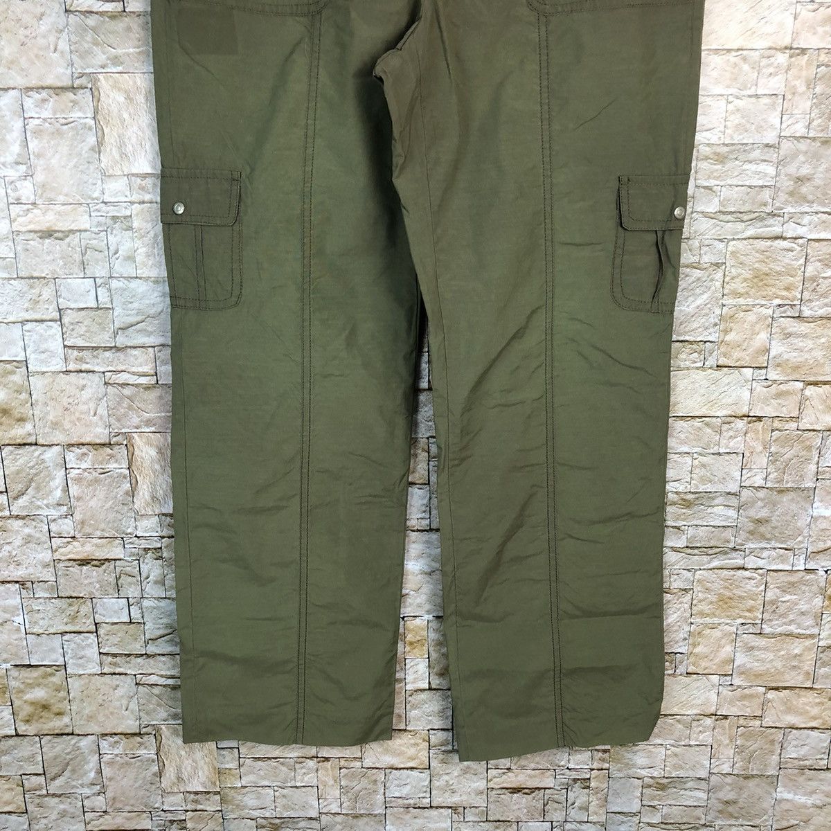 Japanese Brand All Ror You Green Cargo Multipocket Pants #A604 Size 28" / US 6 / IT 42 - 6 Thumbnail