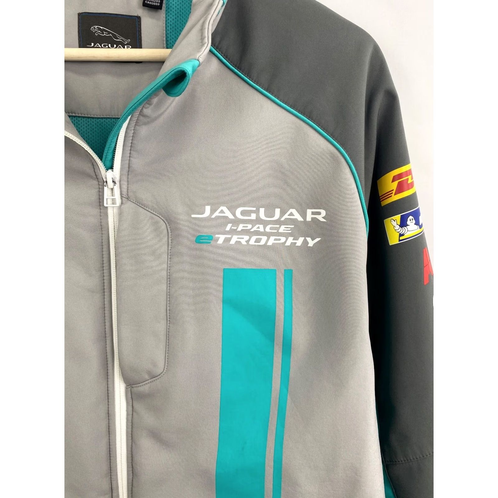 Vintage Jaguar I Pace eTrophy Nascar Racing Jacket Gray L Mens XS? Size US L / EU 52-54 / 3 - 5 Thumbnail