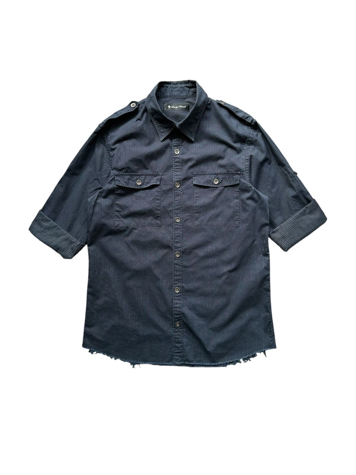 Lounge Lizard 00's - Lounge Lizard pinstripe double pocket shirt Size US M / EU 48-50 / 2 - 1 Thumbnail