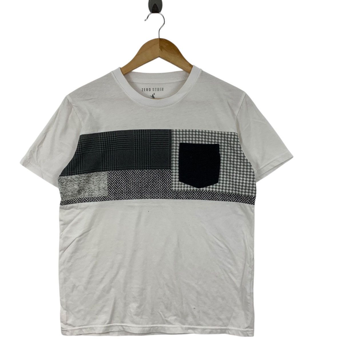 Other ZERO STAIN HERRINGBONE Houndstooth Pocket Tee Shirt Top Size US M / EU 48-50 / 2 - 4 Thumbnail