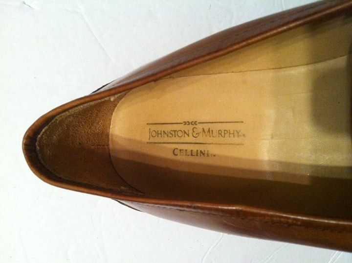 Johnston & Murphy JOHNSTON & MURPHY MEN'S LEATHER LOAFER DRESS SHOES SIZE:9.5M Size US 9.5 / EU 42-43 - 8 Thumbnail