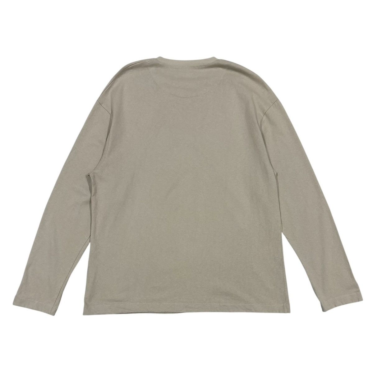 Jil Sander Authentic🌟Jil Sander LongSleeve Beige Tee Size US M / EU 48-50 / 2 - 2 Thumbnail