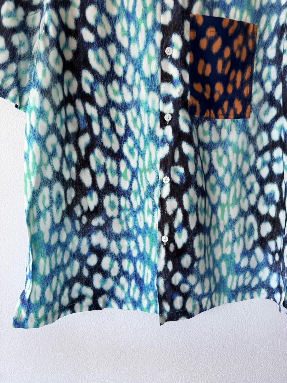 Ksubi new ksubi medium short sleeve resort shirt ultra leo blue m Size US M / EU 48-50 / 2 - 4 Thumbnail