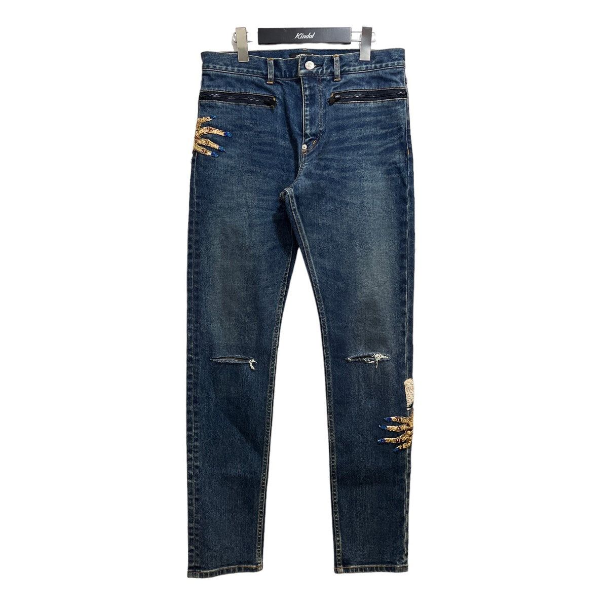 パンツ UNDERCOVER Docking Denim Pants Undercover Undercover 22AW Docking Docking Denim Sweat Pants
