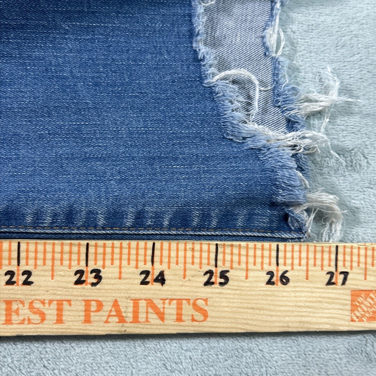 Madewell Baggy Bootcut Jeans 28x26 Raw Hem Flare Hamilton Dojo Button Size 28" / US 6 / IT 42 - 18 Thumbnail