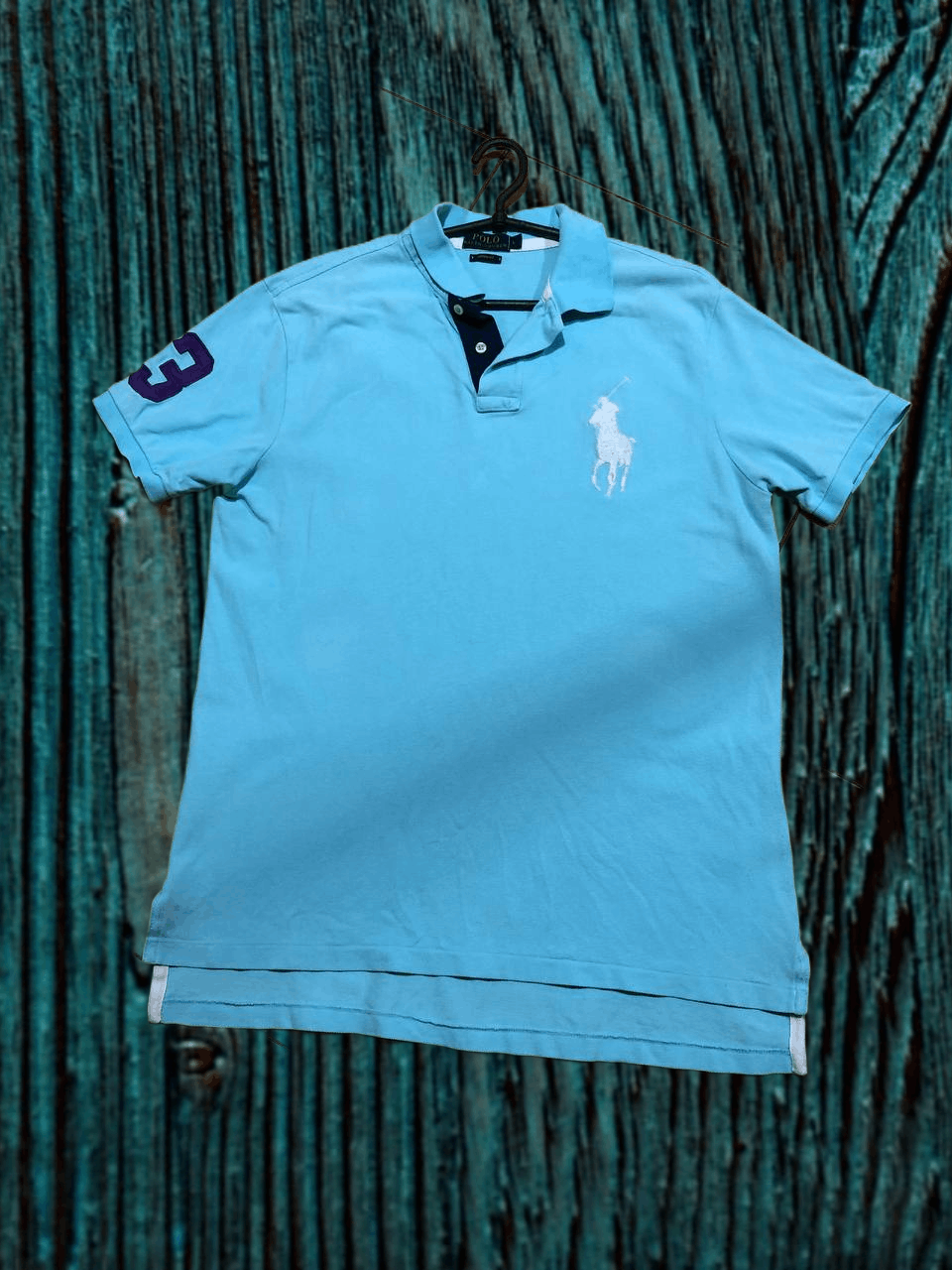 Polo Ralph Lauren Vintage Polo Ralph Lauren Blue Big Logo PRL T-Shirt Size US L / EU 52-54 / 3 - 1 Thumbnail