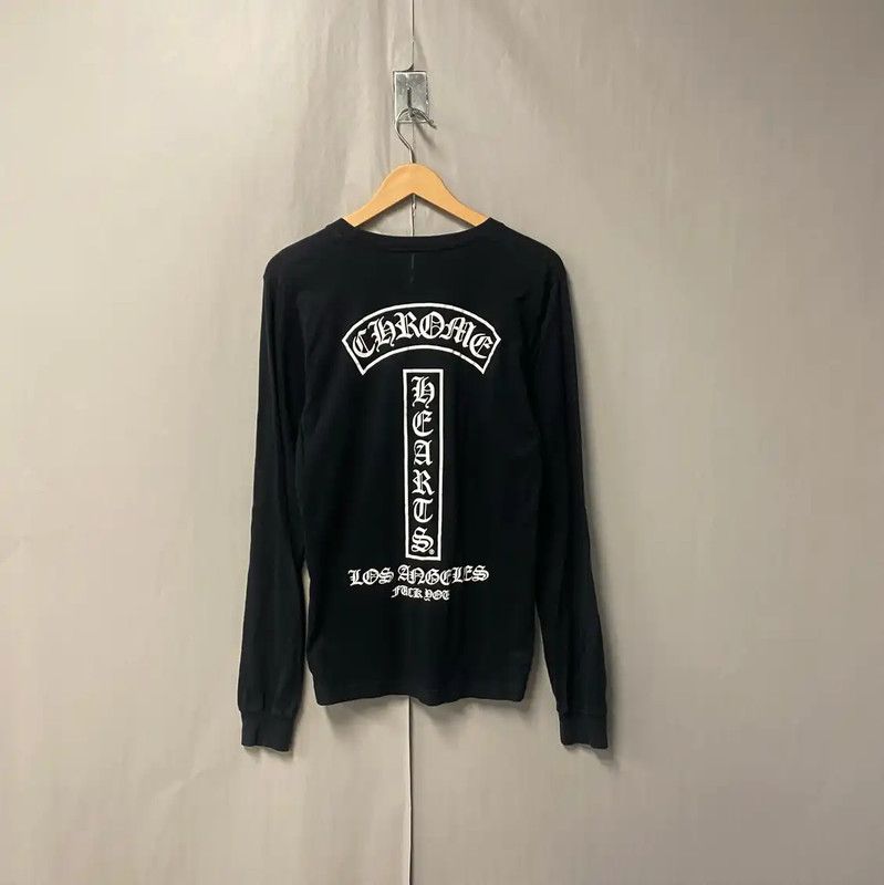 Chrome Hearts Chrome Hearts Black Cotton Men's Sweatshirt 0089 Size US S / EU 44-46 / 1 - 1 Thumbnail