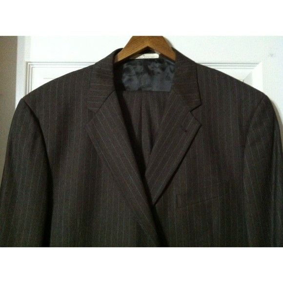 Joseph Abboud JOSEPH ABBOUD MEN'S 100%WOOL SUIT JACKET(46) PANTS:40/33 Size 46R - 2 Thumbnail