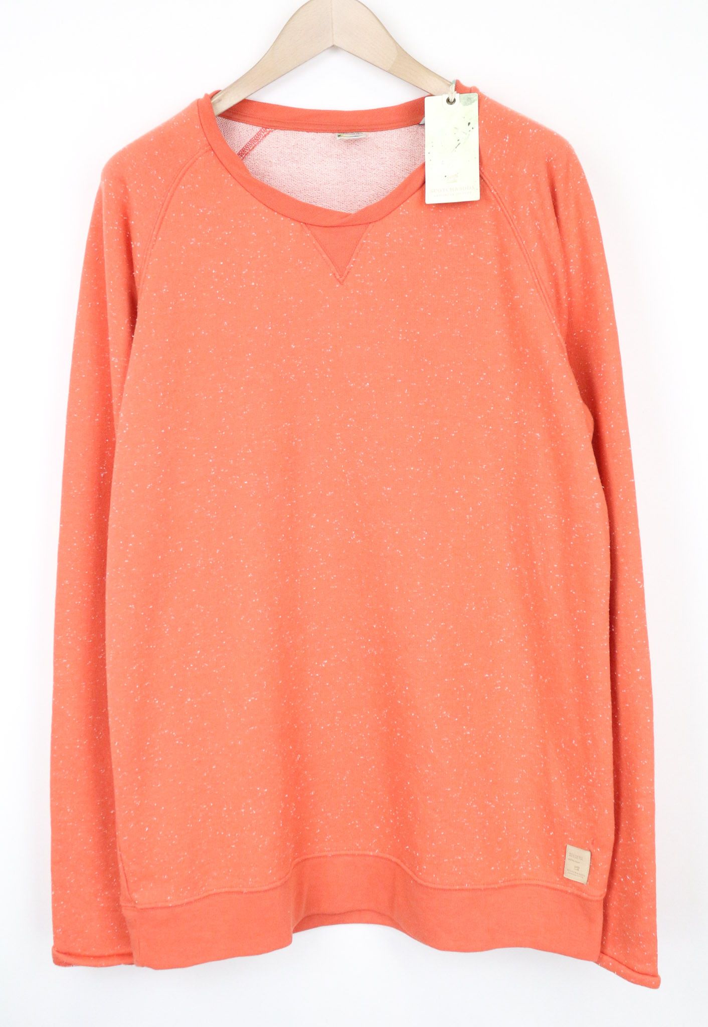 Scotch & Soda AMS COUTURE 2XL Orange Cotton Blend Sweatshirt 75343 Size US XXL / EU 58 / 5 - 1 Thumbnail