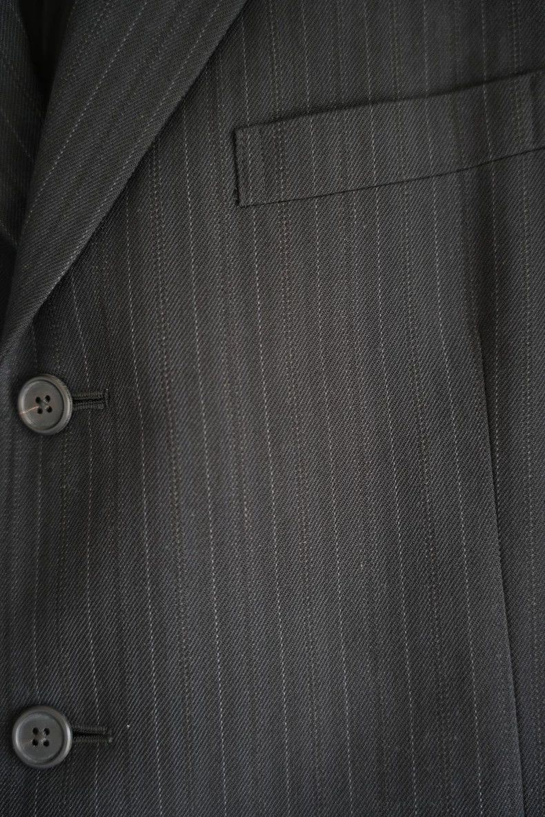 Yohji Yamamoto Yohji Yamamoto size s 90s gun lapel striped suit 2501-Nexta Size 38R - 4 Thumbnail