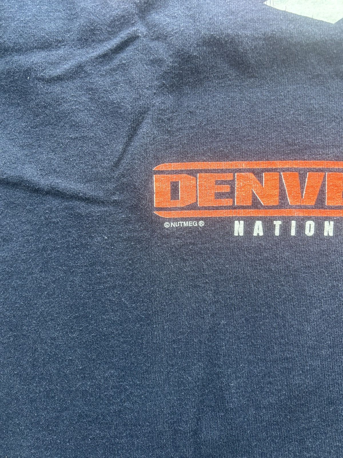NFL × Vintage Vintage Y2K Denver Broncos Super Bowl Champions Graphic Tee Size US XL / EU 56 / 4 - 4 Thumbnail