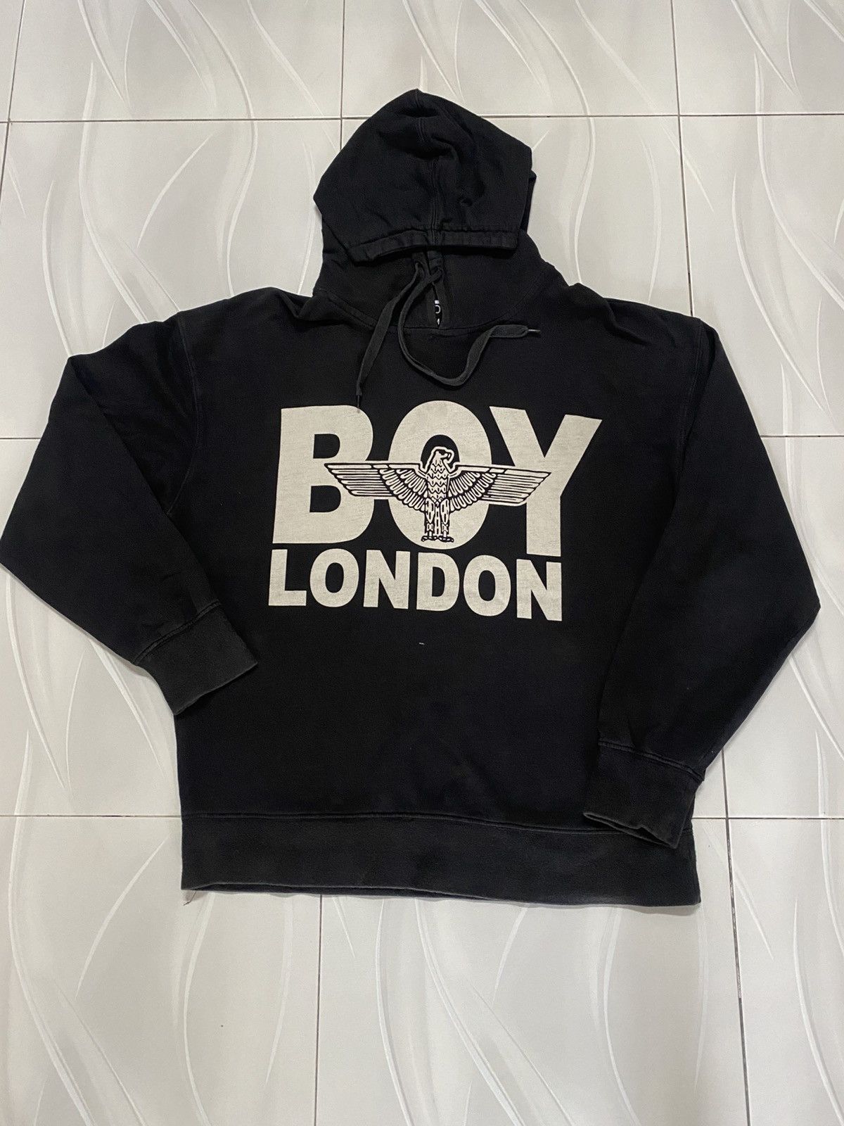 Boy London Vintage Black Boy London hoodie with white logo #hoodie Size US M / EU 48-50 / 2 - 1 Thumbnail