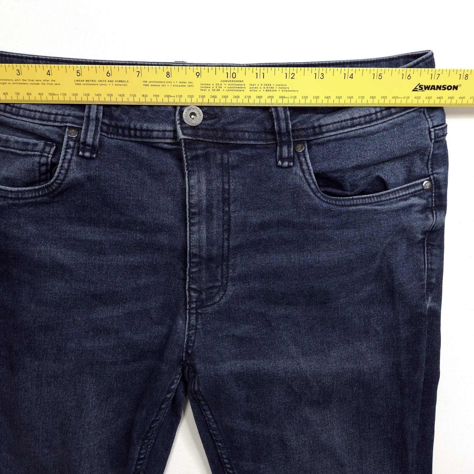 Other The Perfect Jean NYC Jeans Mens Size 34x33 Blue Skinny Fit Size US 34 / EU 50 - 3 Thumbnail