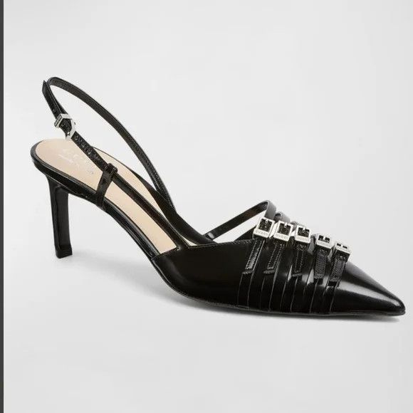 Gucci Gucci Seraphine 75mm Leather Slingback Heels Size US 6 / IT 36 - 5 Thumbnail