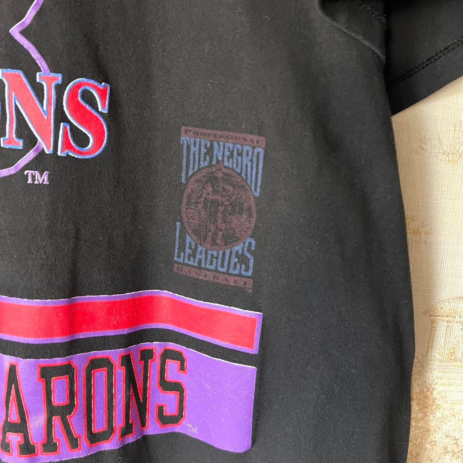 Vintage Vintage 90s Birmingham Black Barons Tee | Negro League | XL Size US XL / EU 56 / 4 - 8 Thumbnail