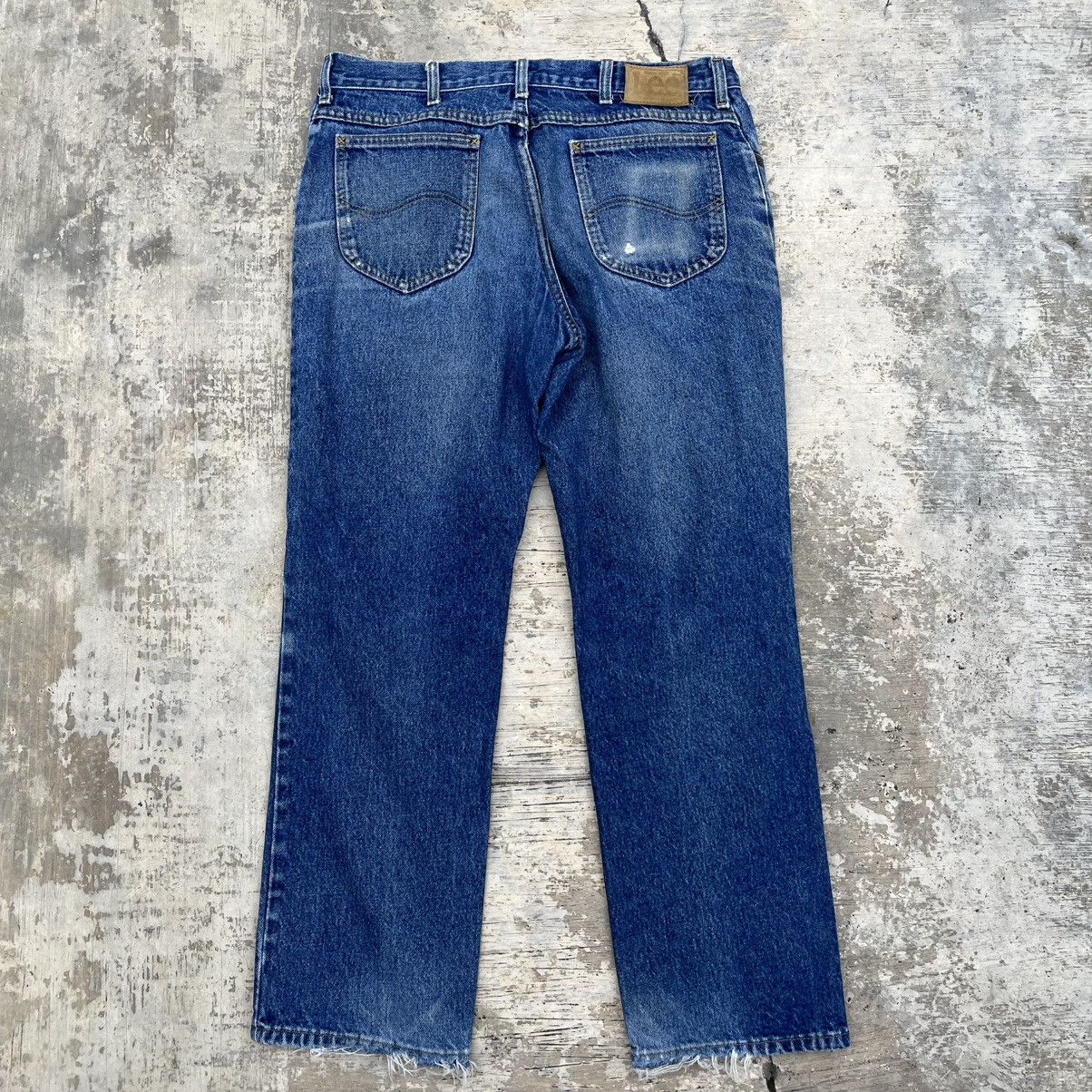 Lee × Vintage Vintage 90s Lee Usa Relaxed Fit Denim Jeans Size 34x28 Size US 34 / EU 50 - 2 Thumbnail