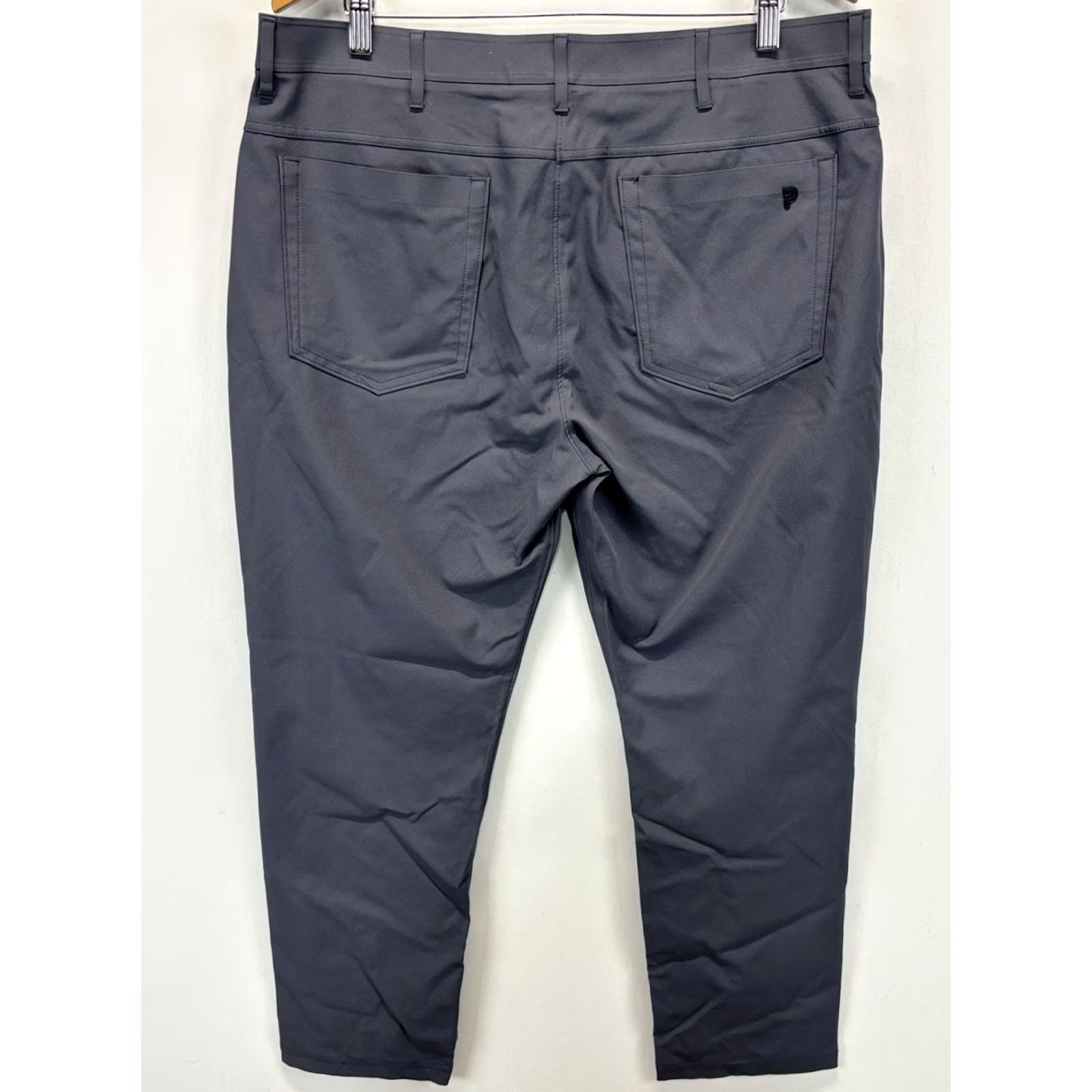 Vintage Public Rec Pants Men 36 Gray Performance Chino Workday Golf 5-Pocket Straight Regular Size 36in Inseam 28in 30in2 Size US 36 / EU 52 - 3 Thumbnail