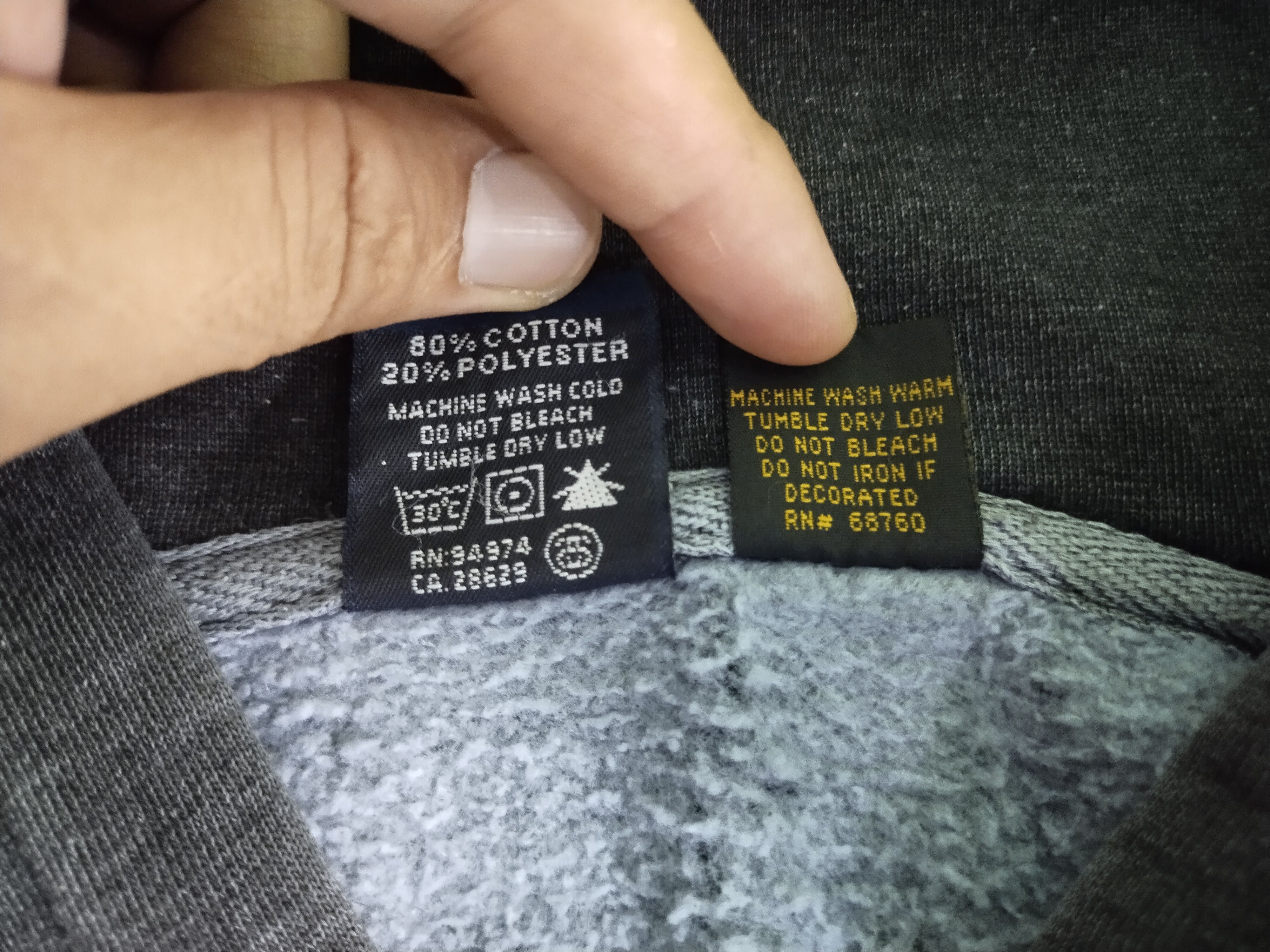 Stussy × Vintage Vintage 80's Stussy Edt. Logo Pullover Grey Hoodie Size US L / EU 52-54 / 3 - 12 Thumbnail