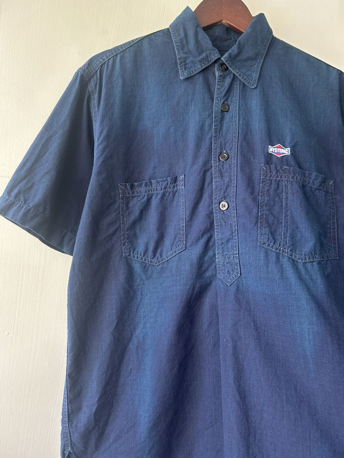 Hysteric Glamour Vintage Hysteric Glamour Short Sleeve Work Shirt Size US L / EU 52-54 / 3 - 5 Thumbnail