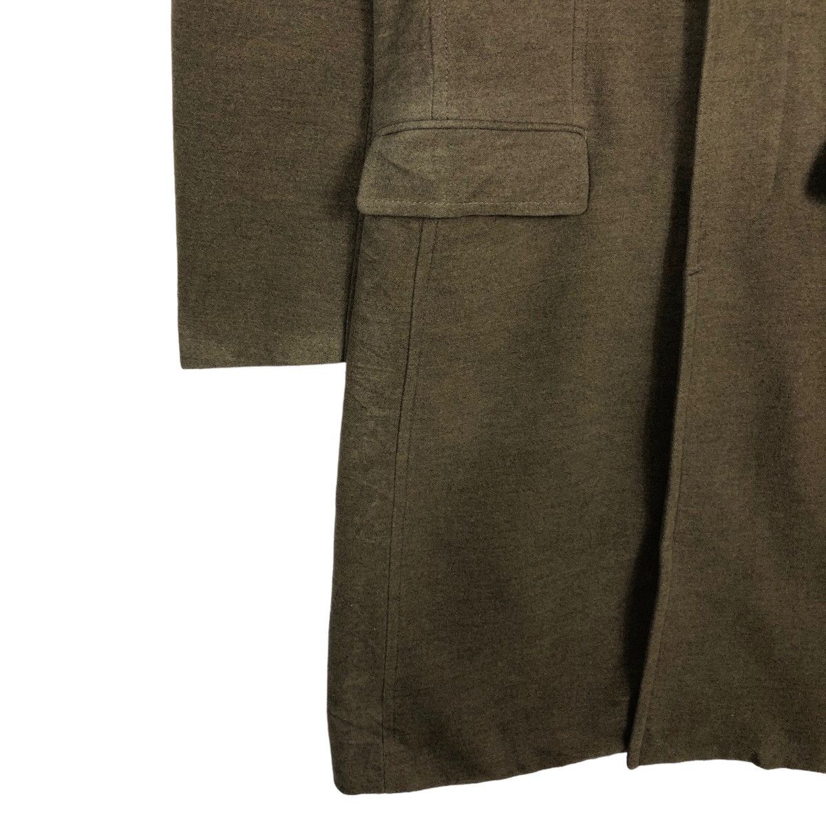 Comme Ca Ism 🔥Rich Brown - Fly Coat Herringbone Wool Jacket Issey Miyake Size US M / EU 48-50 / 2 - 4 Thumbnail