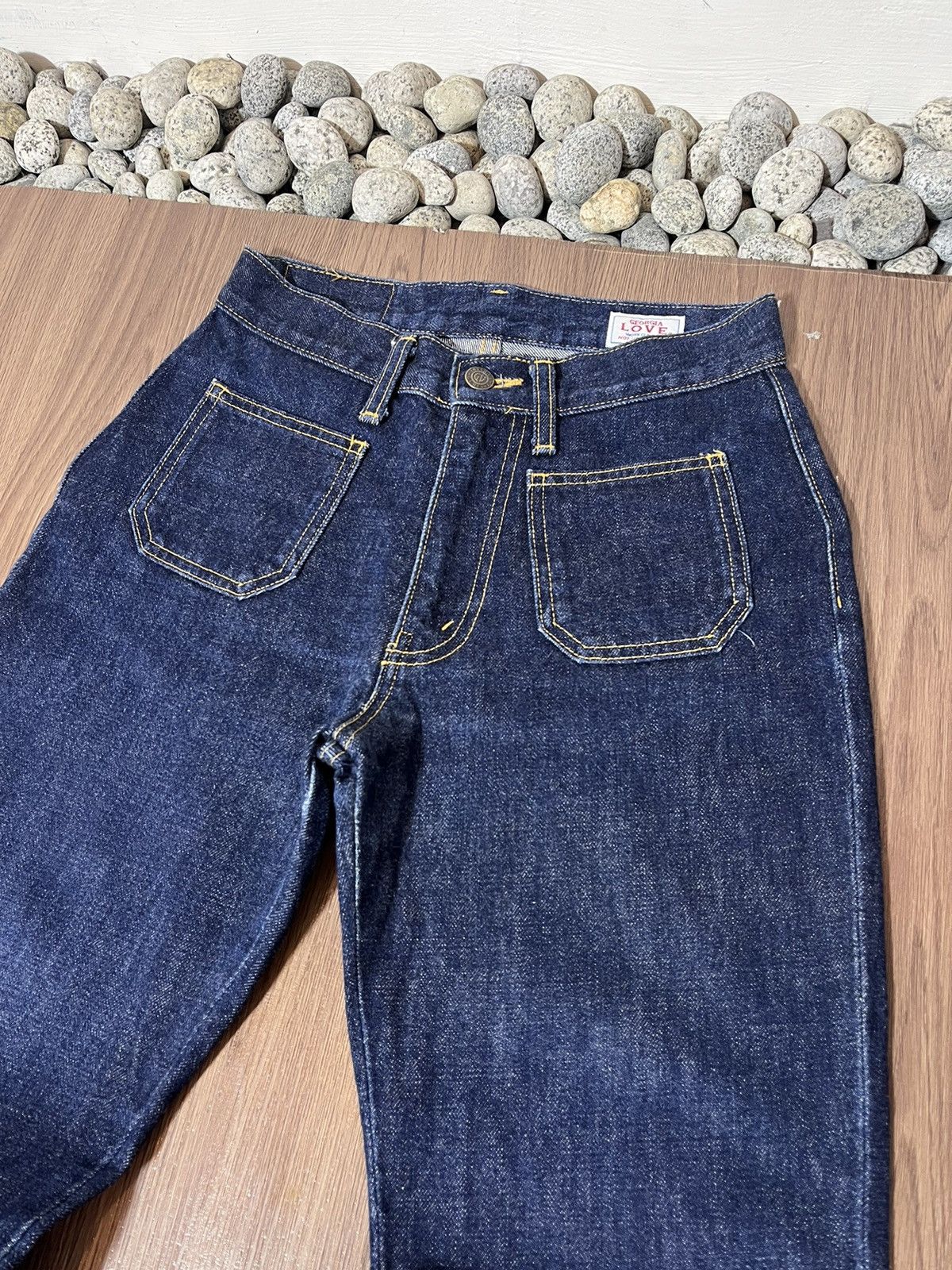 Hysteric Glamour Georgia Love GL HEART japan button down flare denim Size US 26 / EU 42 - 8 Thumbnail