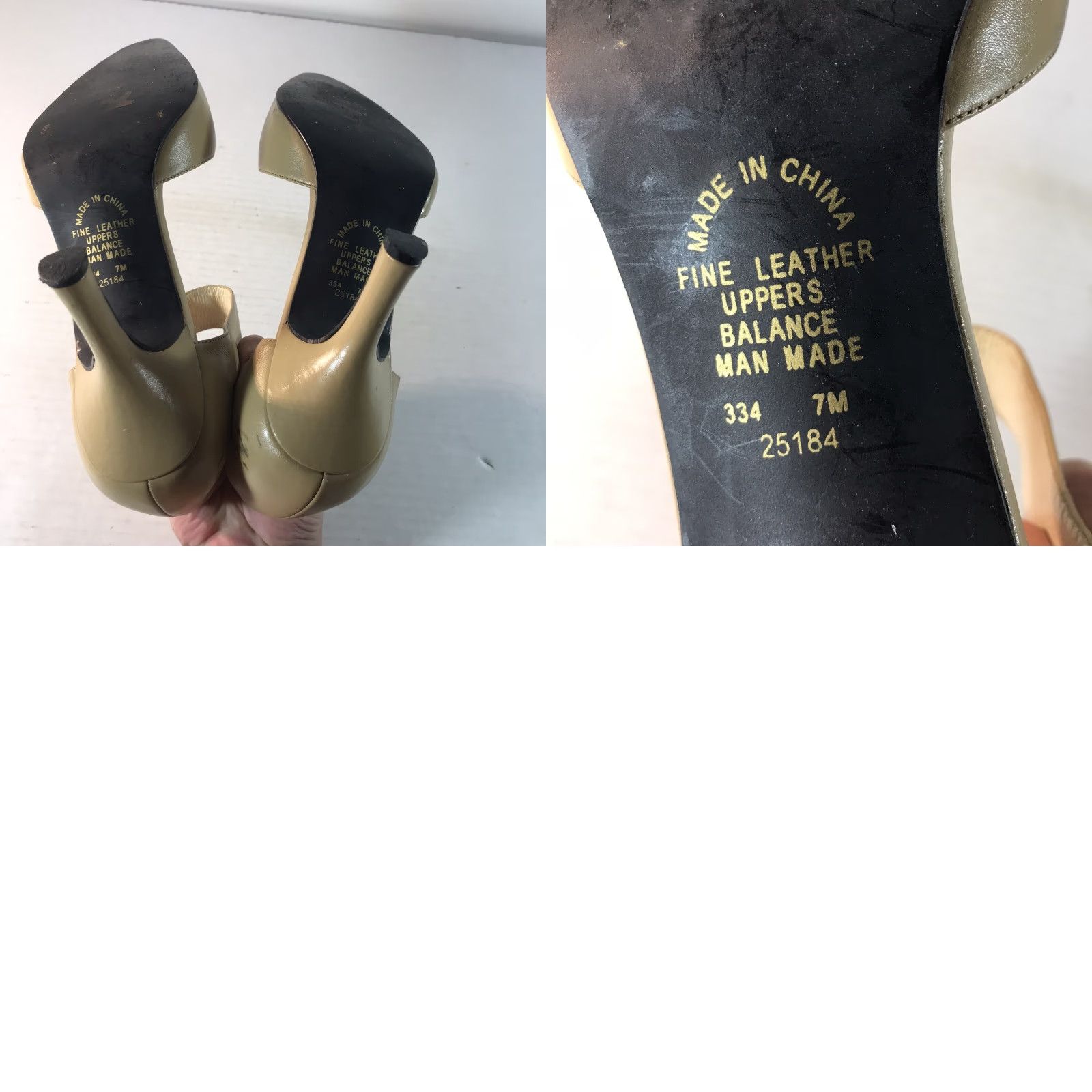 Vintage VINTAGE Newport News Beige Leather Pump Women's Size 7M 3.5in Heels Dress Formal Casual Size US 7 / IT 37 - 8 Thumbnail