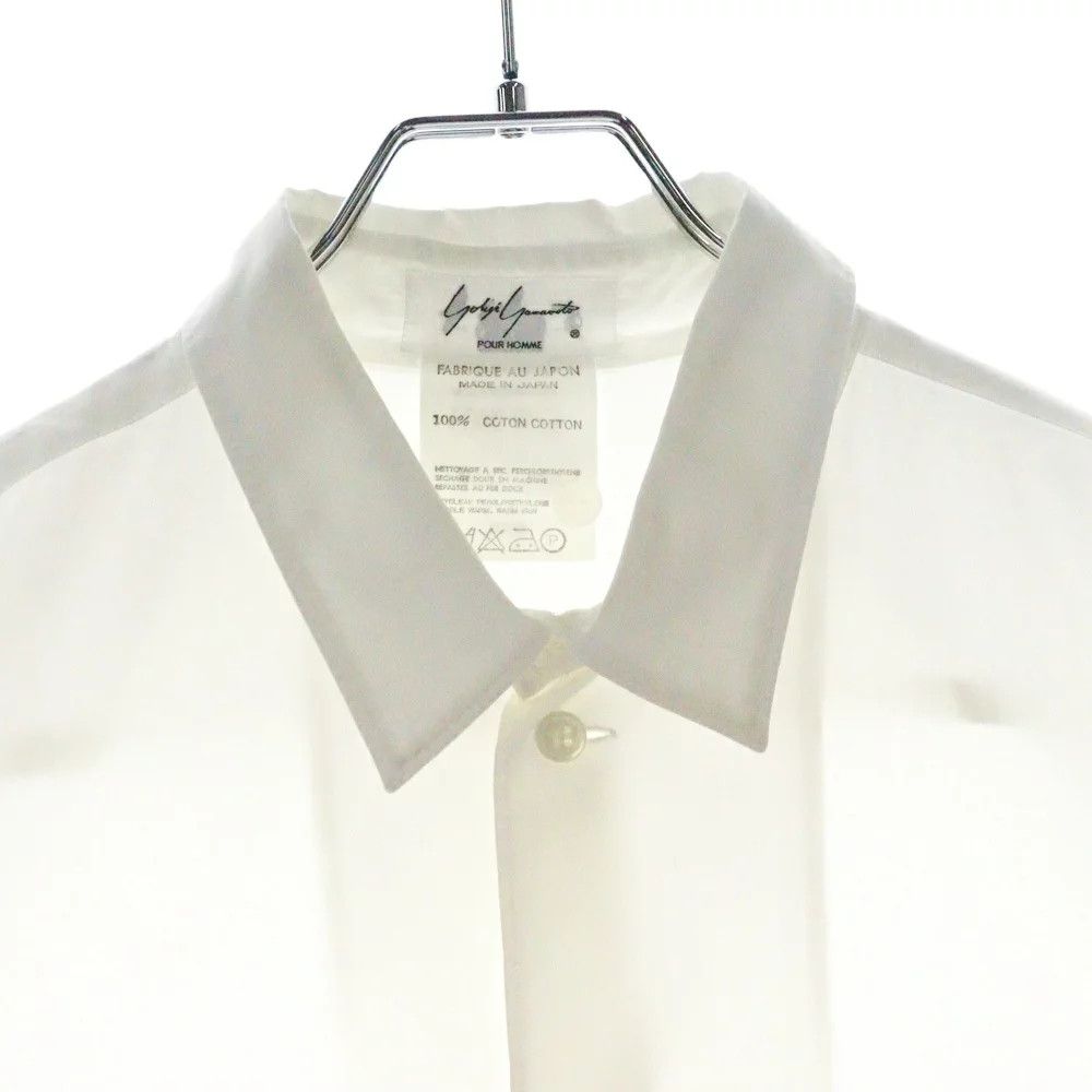 Yohji Yamamoto Yohji Yamamoto POUR HOMME // 87SS Archive broadcloth shirt Size US XXL / EU 58 / 5 - 3 Thumbnail