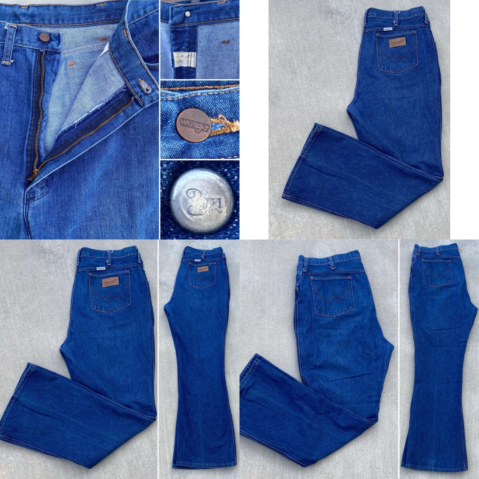 Wrangler VINTAGE Wrangler Jeans Mens 42 Regular 32.5 Inseam 5-Pocket Denim Blue Zip IDEAL Cowboy Size US 42 / EU 58 - 9 Thumbnail
