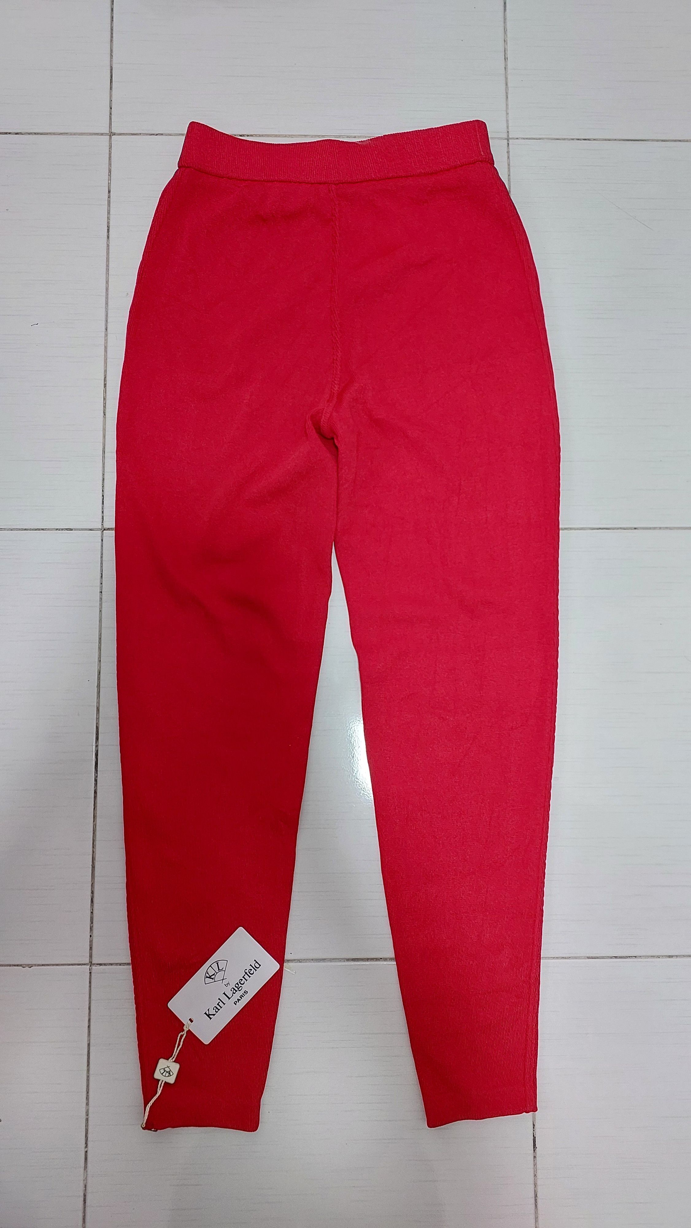 Karl Lagerfeld × Vintage Vintage Karl Lagerfeld Legging Women's Pant Size 28" / US 6 / IT 42 - 4 Thumbnail