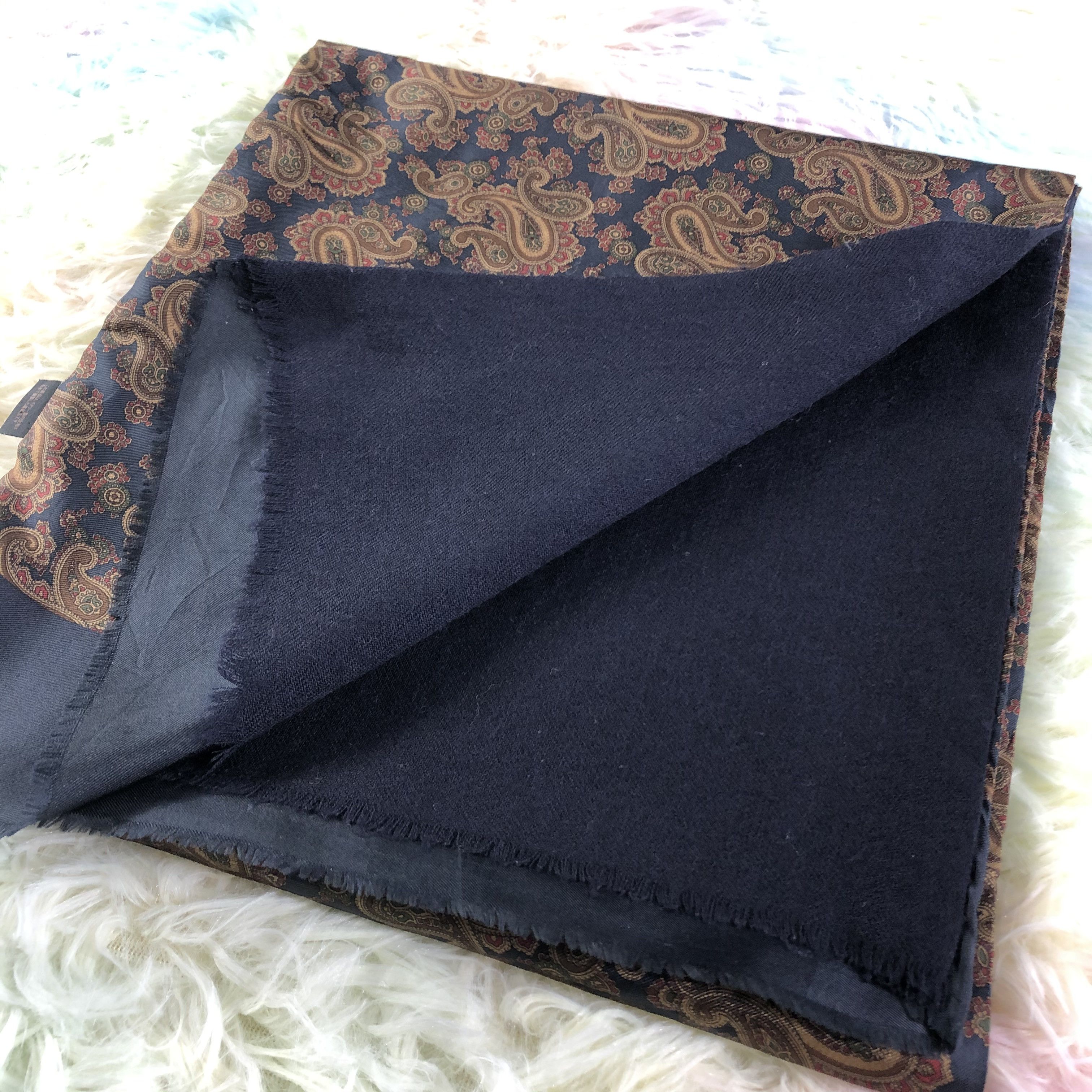 Vintage Silk Scarf / Muffler / Neckwear - KM466 Size ONE SIZE - 4 Thumbnail
