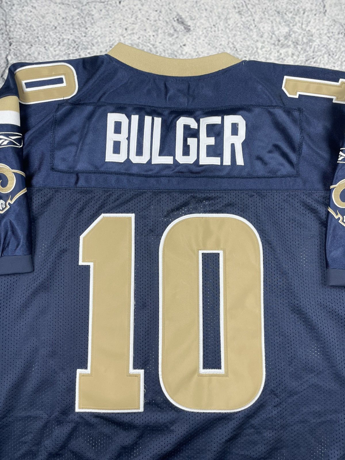 Reebok Reebok XXL St. Louis Rams #10 Marc Bulger NFL Jersey, Vintag Size US XXL / EU 58 / 5 - 11 Thumbnail