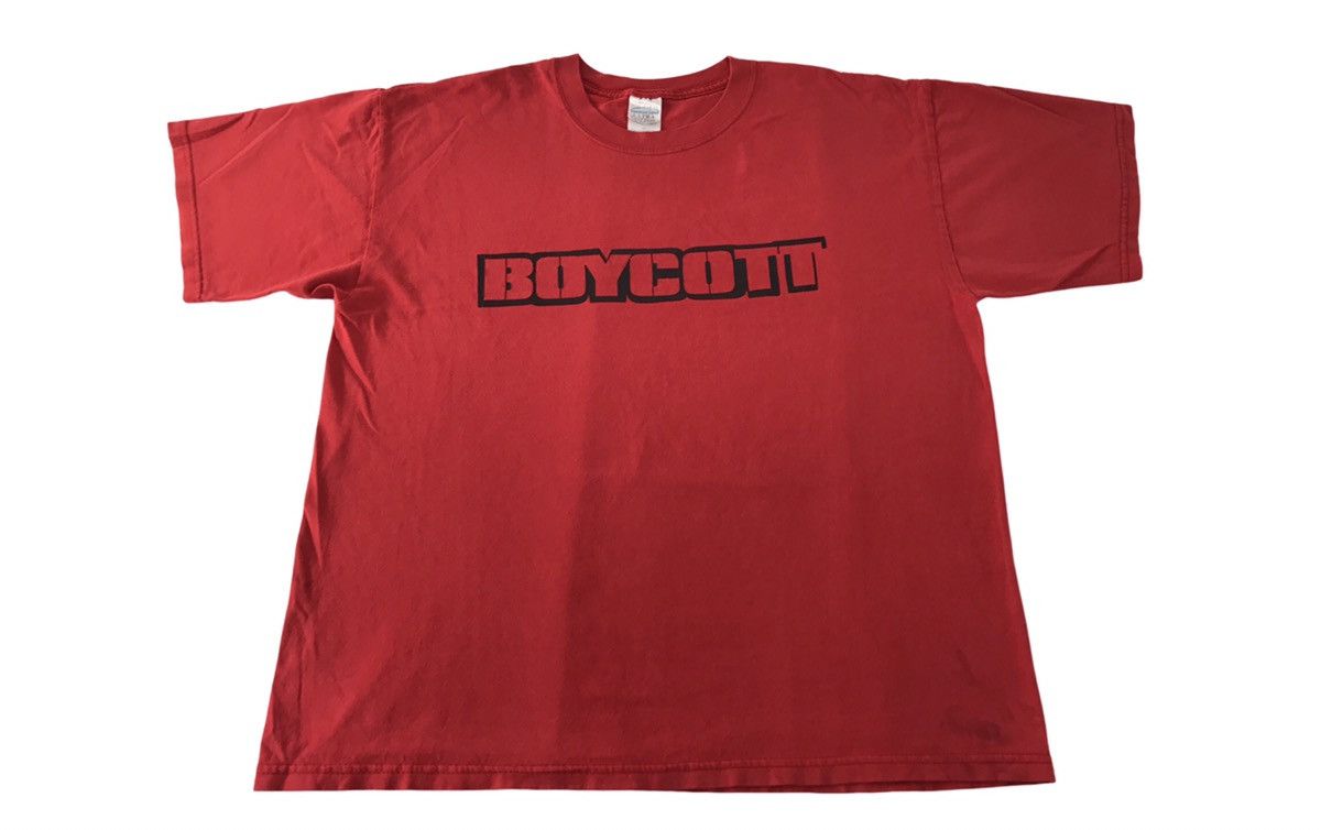 Boycott Boycott HBO Film Drama Spell Out Big Logo Printed Tee Size US XL / EU 56 / 4 - 1 Thumbnail