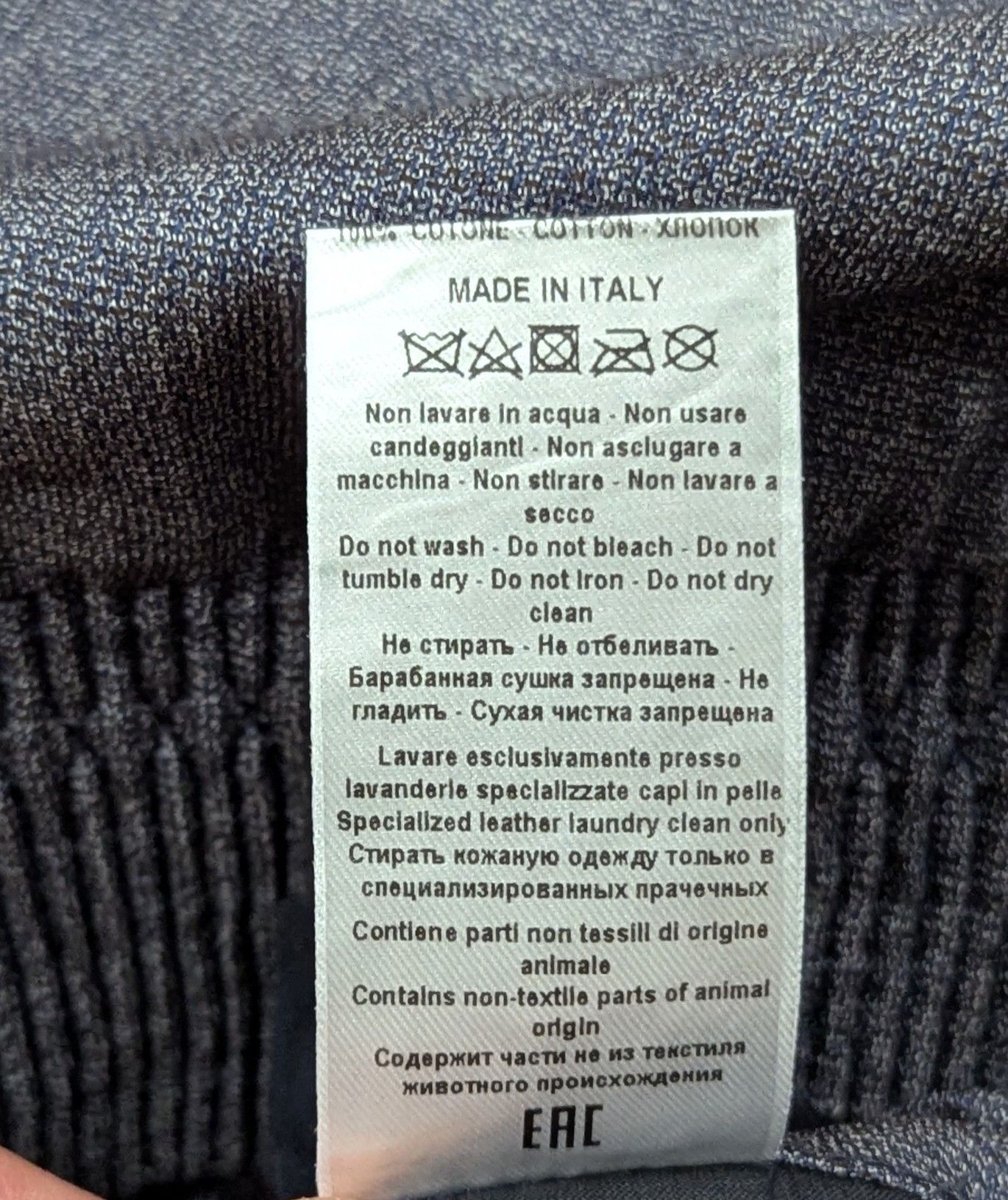 Other Brett Johnson Wool Check Windbreaker Jacket Navy 52 US 42 Size US L / EU 52-54 / 3 - 8 Thumbnail