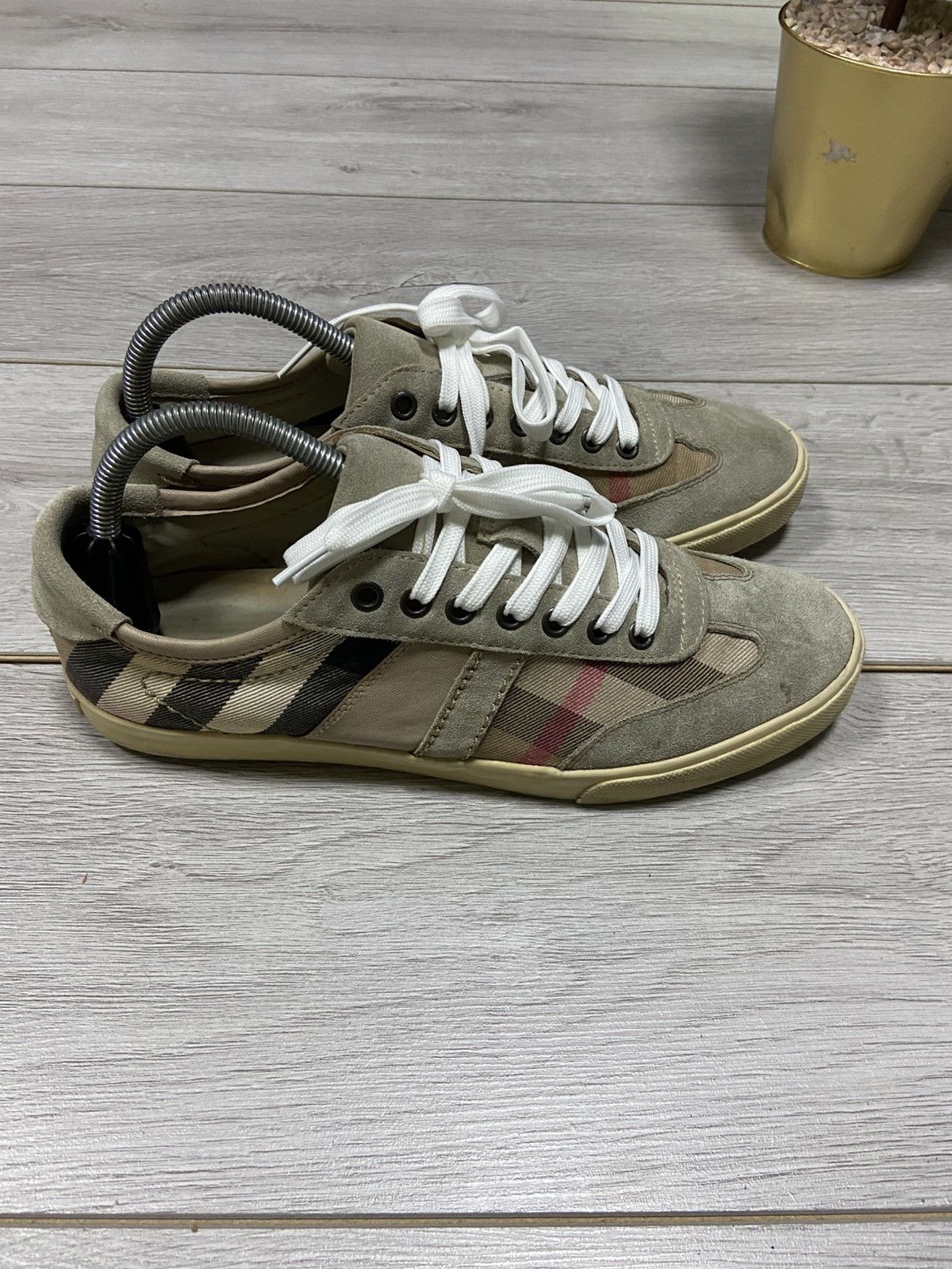 Burberry Burberry niva check sneakers shoes Size US 8 / EU 41 - 4 Thumbnail