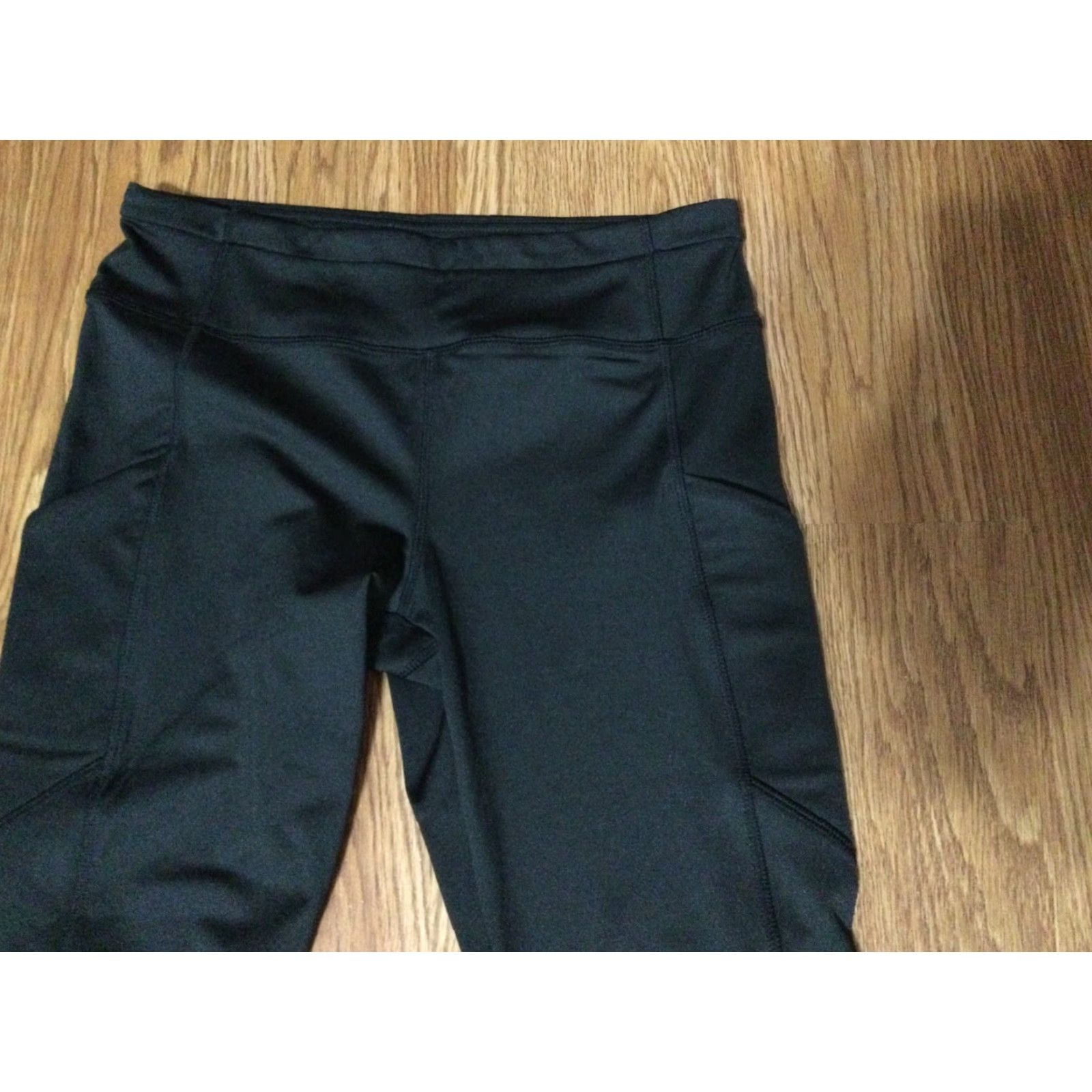 Vintage Soft Compression Yoga/Exercise Leggings w/ Side Pockets Size Medium Size 32" / US 10 / IT 46 - 2 Thumbnail