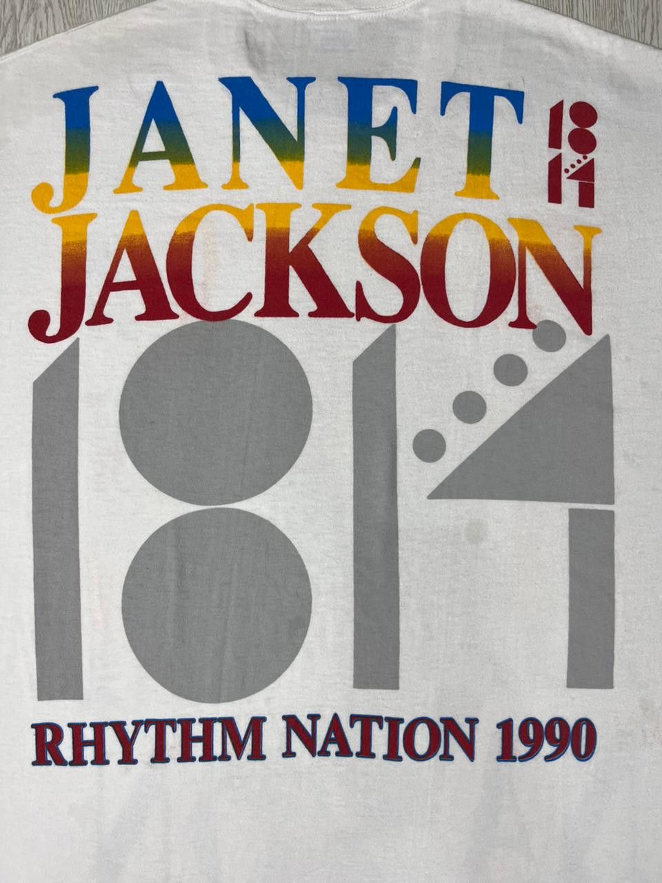 Band Tees Vntage Janet Jackson Rhythm Nation Tour Size US XL / EU 56 / 4 - 4 Thumbnail