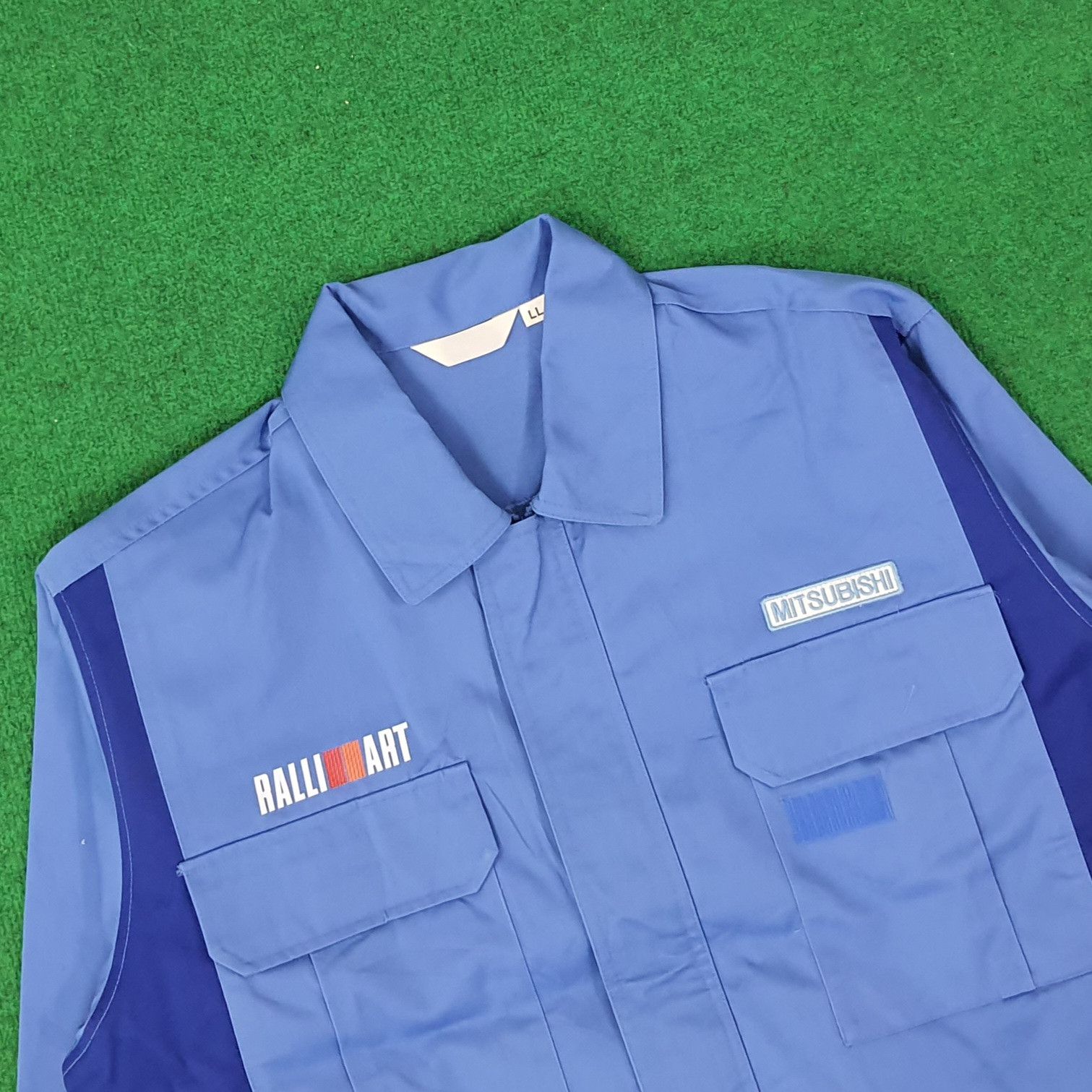 Japanese Brand Vintage Mitsubishi RalliArt Racing Sports Jacket C246N16 Size US L / EU 52-54 / 3 - 3 Thumbnail
