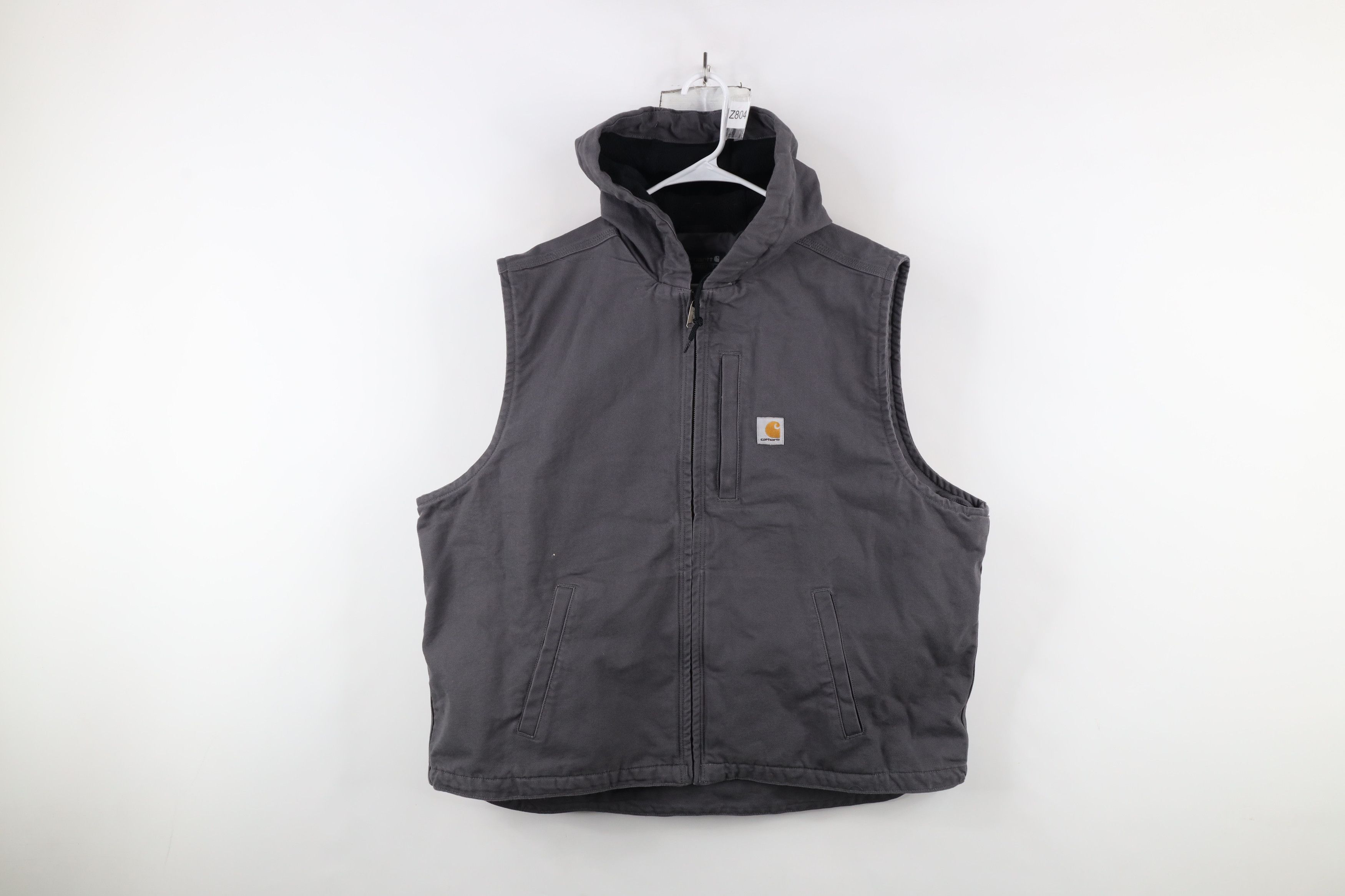 Carhartt × Vintage Vintage Carhartt Lined Sleeveless Hooded Vest Jacket Size US XXL / EU 58 / 5 - 1 Thumbnail